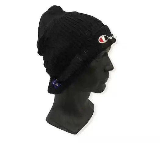 Champion Vintage Champion Spell Out Beanie Hat Size ONE SIZE - 3 Thumbnail