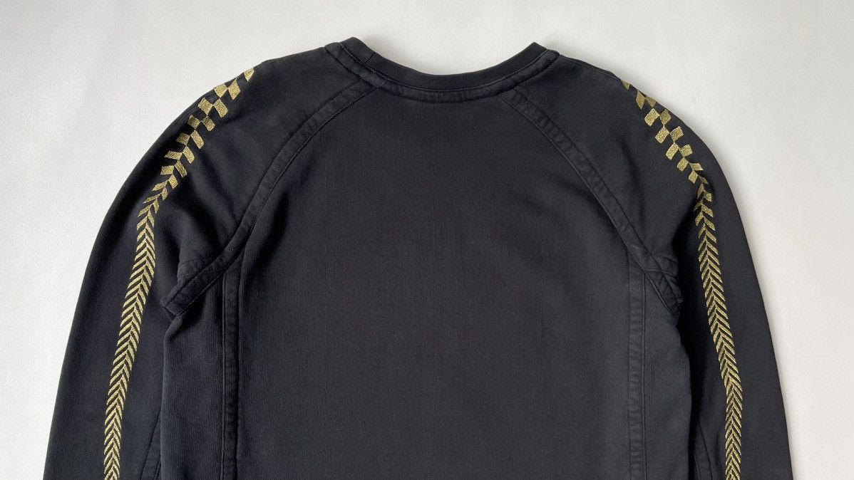 Haider Ackermann Chevron Sleeve Cropped Sweatshirt Size M / US 6-8 / IT 42-44 - 15 Thumbnail