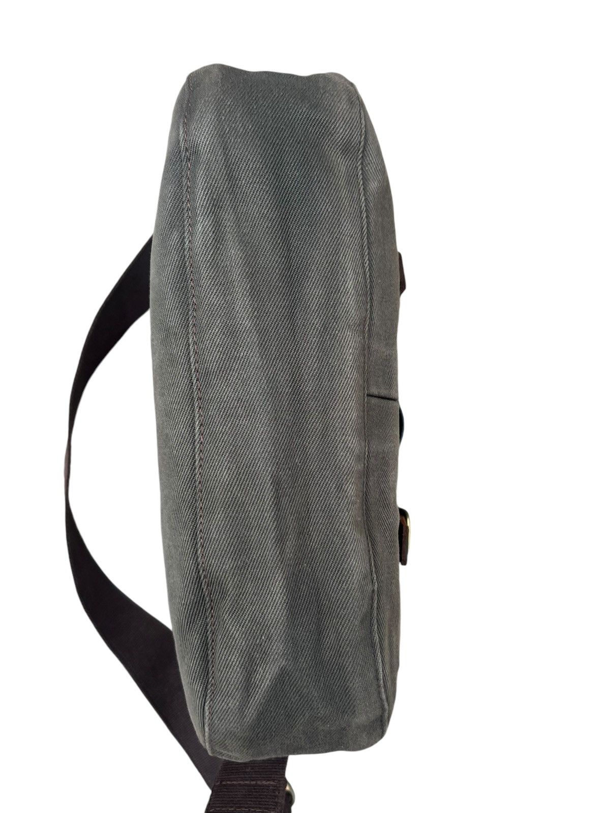 Vintage Vintage Quality Gunslips Sun Fade Waxed Canvas Messenger Bag Size ONE SIZE - 19 Thumbnail