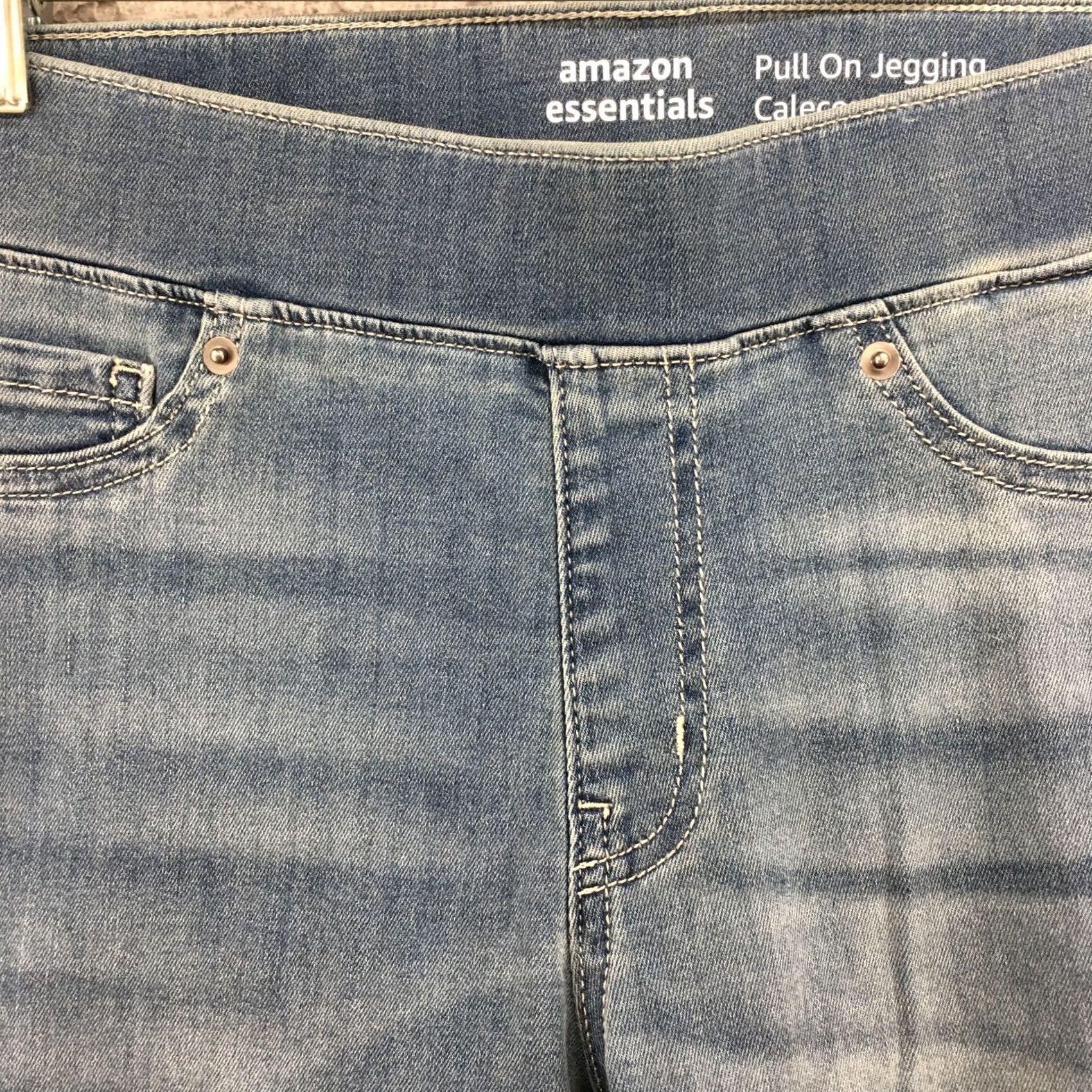 Essentials Amazon Essentials Jeans Womens 6 Short Blue Denim Mid Rise Jeggings Size 28" / US 6 / IT 42 - 3 Thumbnail