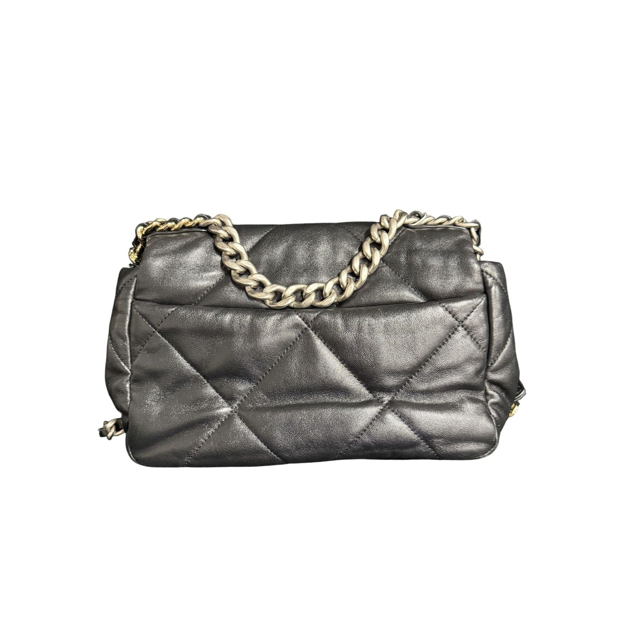Chanel Chanel Black Quilted Leather Chain Shoulder Bag With Logo De Size ONE SIZE - 2 Thumbnail