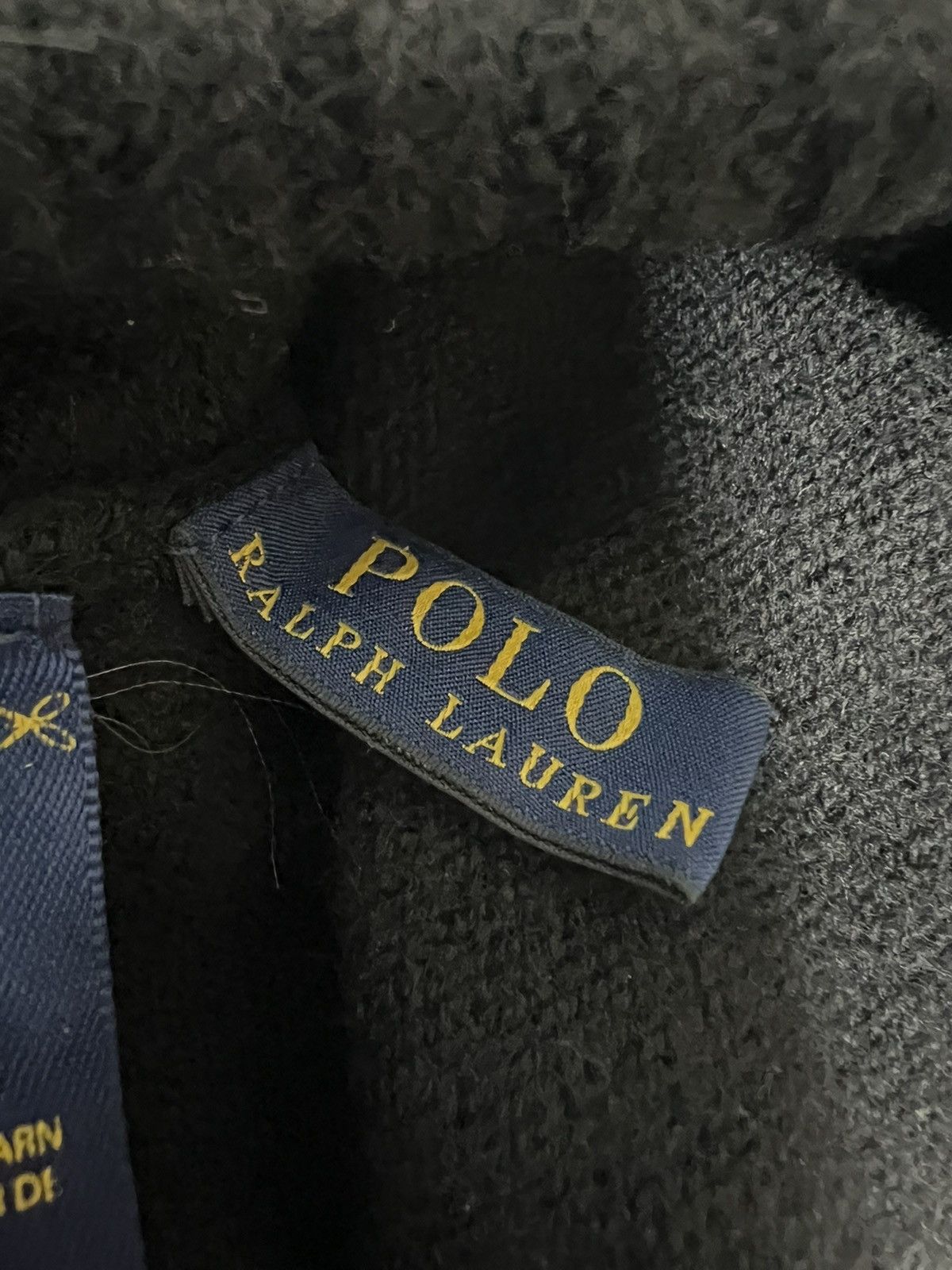 Vintage Vintage Polo Ralph Lauren Wool Black Hat Size ONE SIZE - 10 Thumbnail