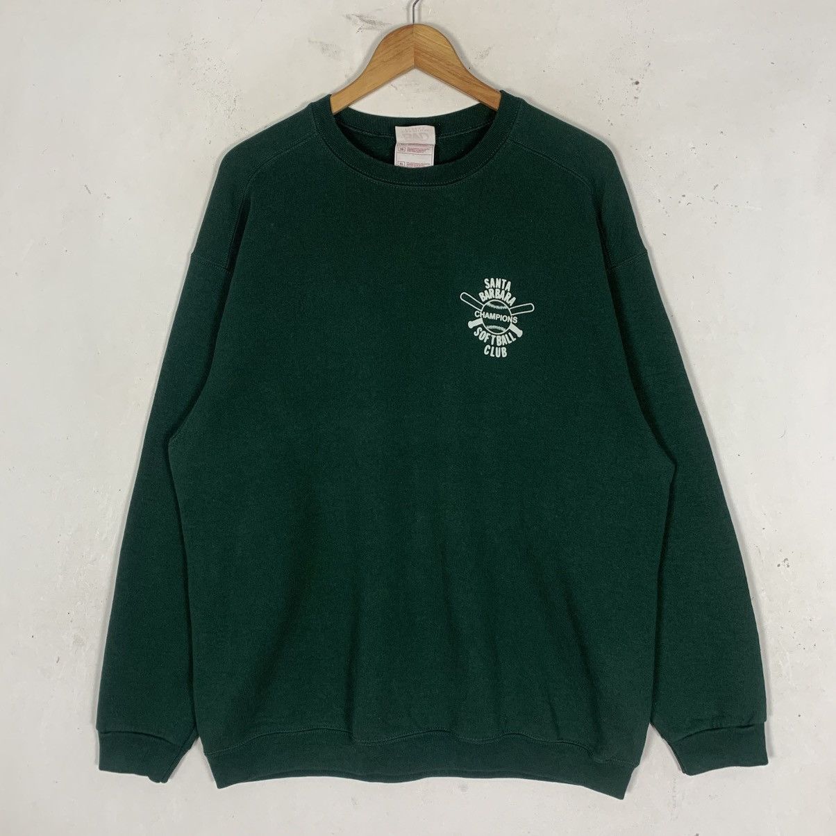 Vintage Vintage BVD Santa Barbara Champions Softball Club sweatshir Size US XL / EU 56 / 4 - 2 Thumbnail