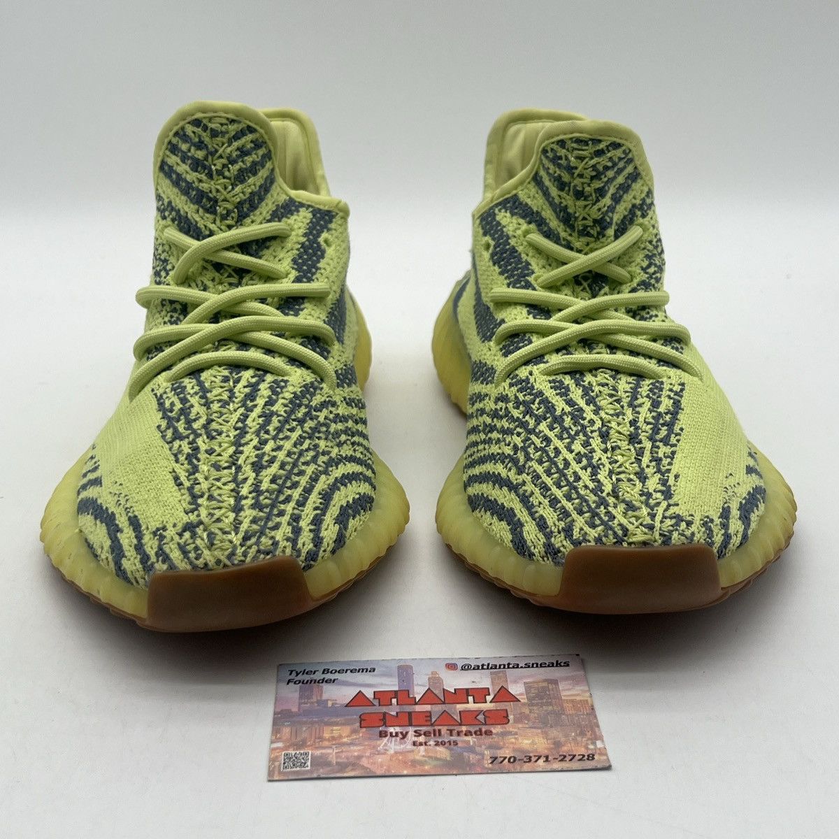 Adidas Yeezy boost 350 semi frozen yellow Size US 8.5 / EU 41-42 - 2 Thumbnail