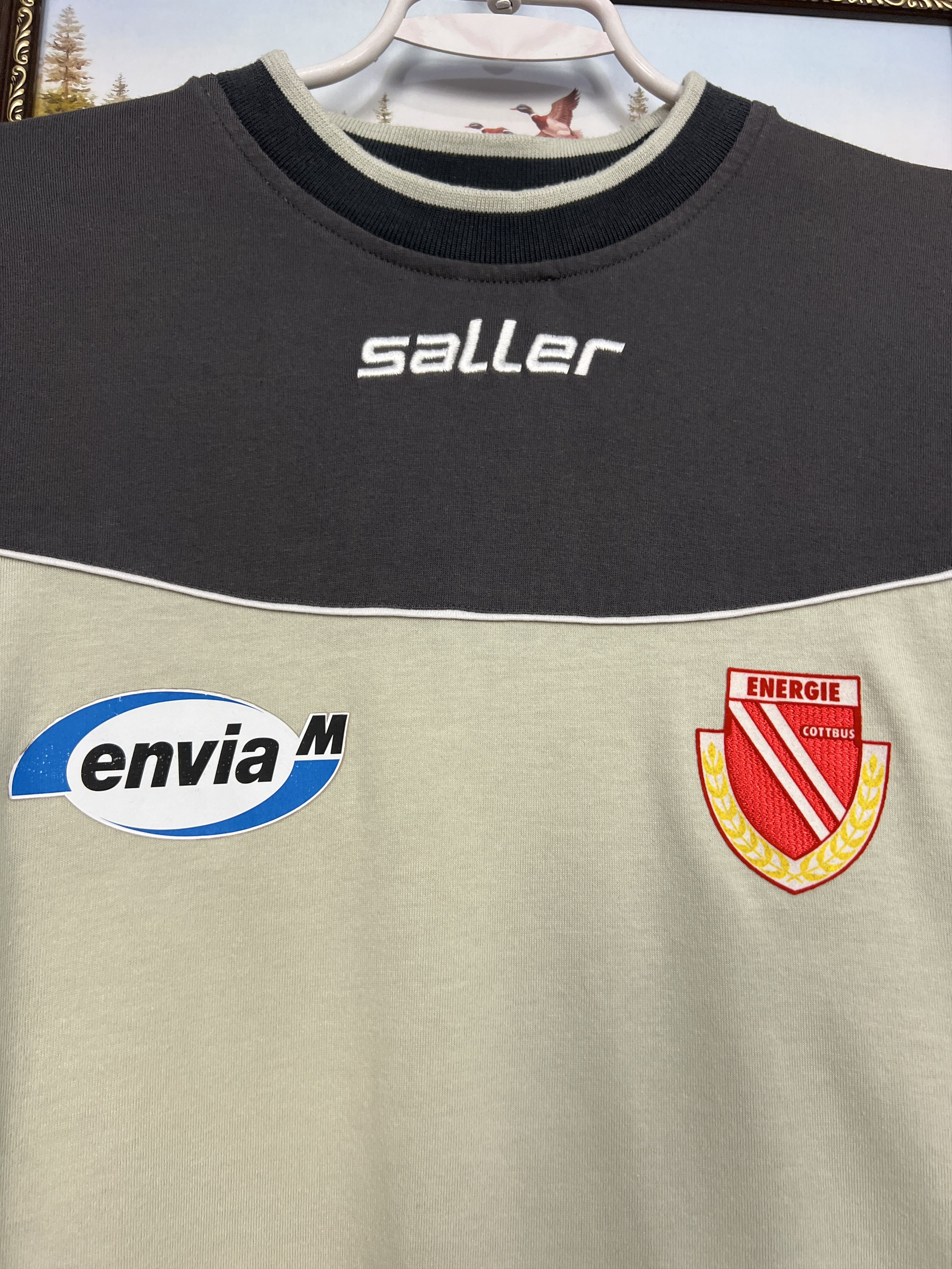 Saller Energie Cottbus Football Train Shirt Soccer Jersey