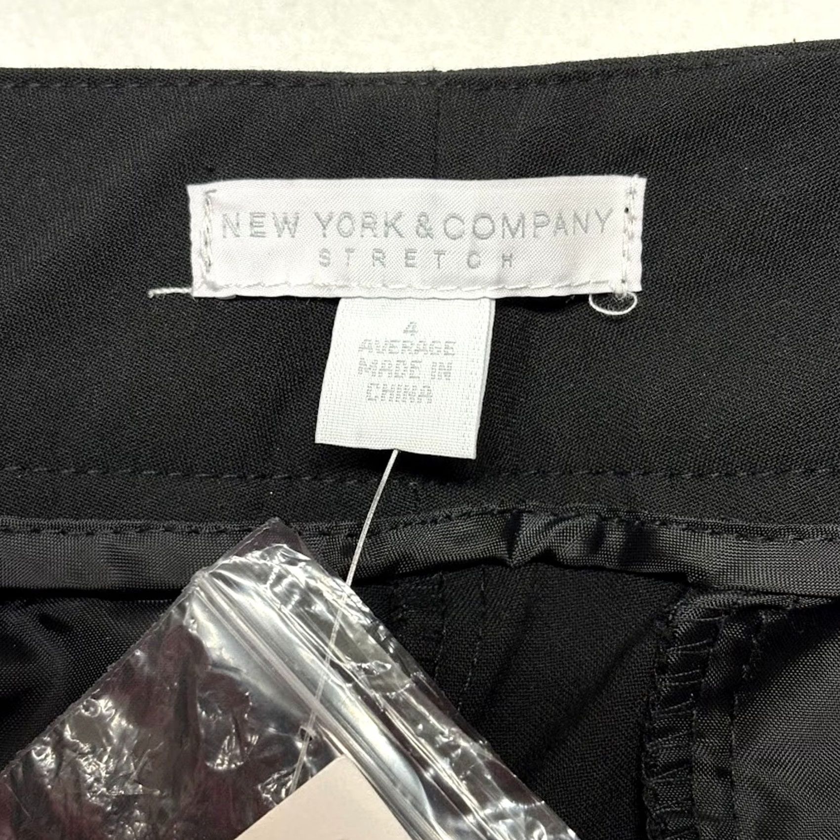 Vintage New York & Company Black Mid Rise Crop Dress Pants City Stretch Luxe Size 4 Size 27" / US 4 / IT 40 - 2 Thumbnail