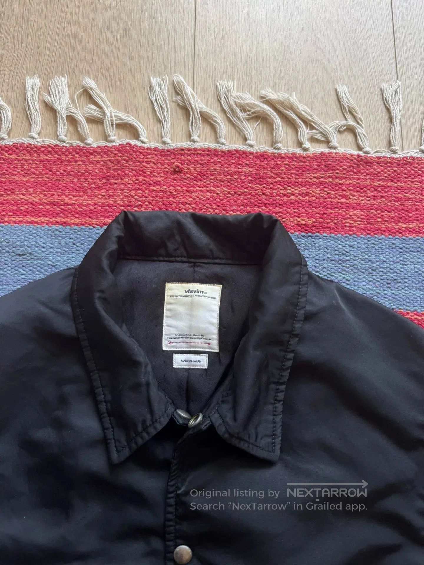 Visvim visvim coach jacket in black color. Size US M / EU 48-50 / 2 - 3 Thumbnail