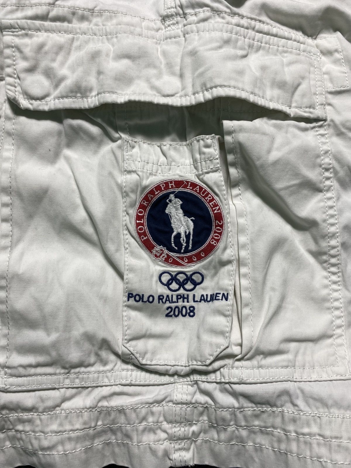 Polo Ralph Lauren Vintage Polo Ralph Lauren USA Olympic cargo shorts USA Size US 36 / EU 52 - 6 Thumbnail