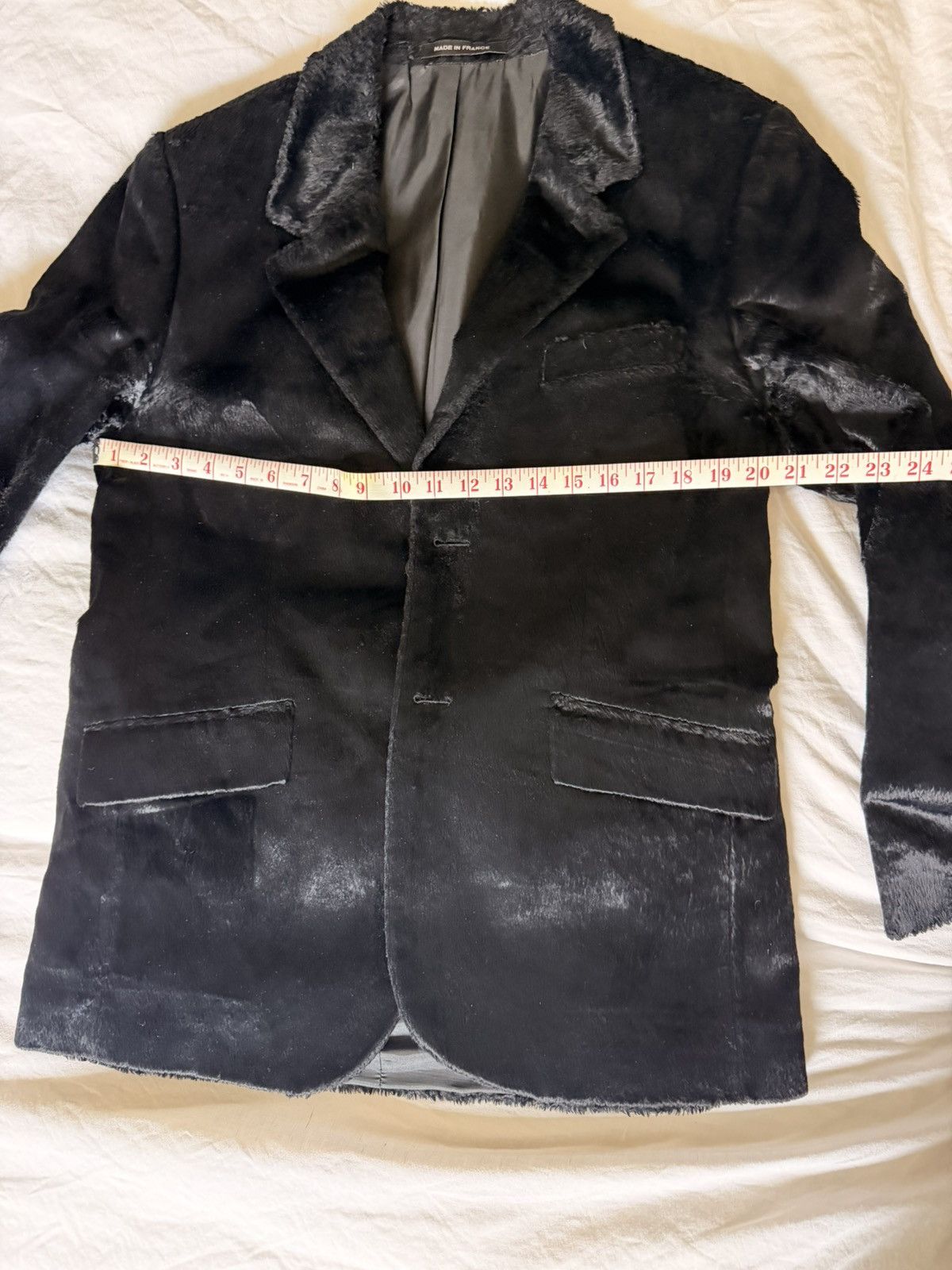 agnes b. Agnes B faux Pony Hair Blazer mens size 50 Size 50R - 15 Thumbnail