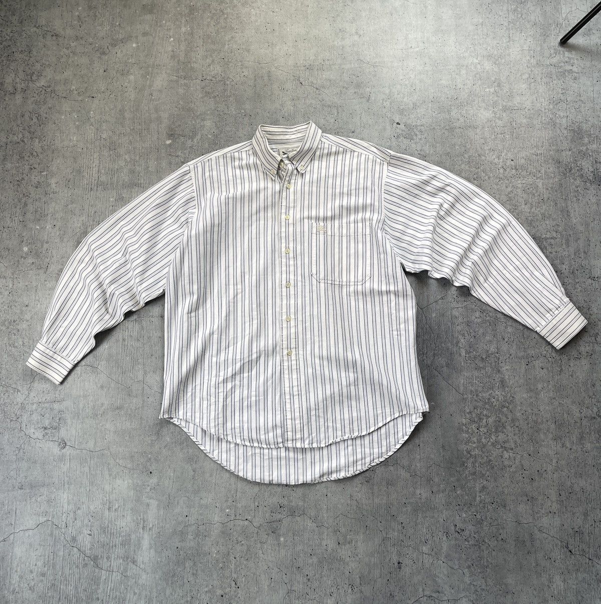 Burberry THOMAS BURBERRY Long Sleeve Striped Shirt Size US XL / EU 56 / 4 - 3 Thumbnail