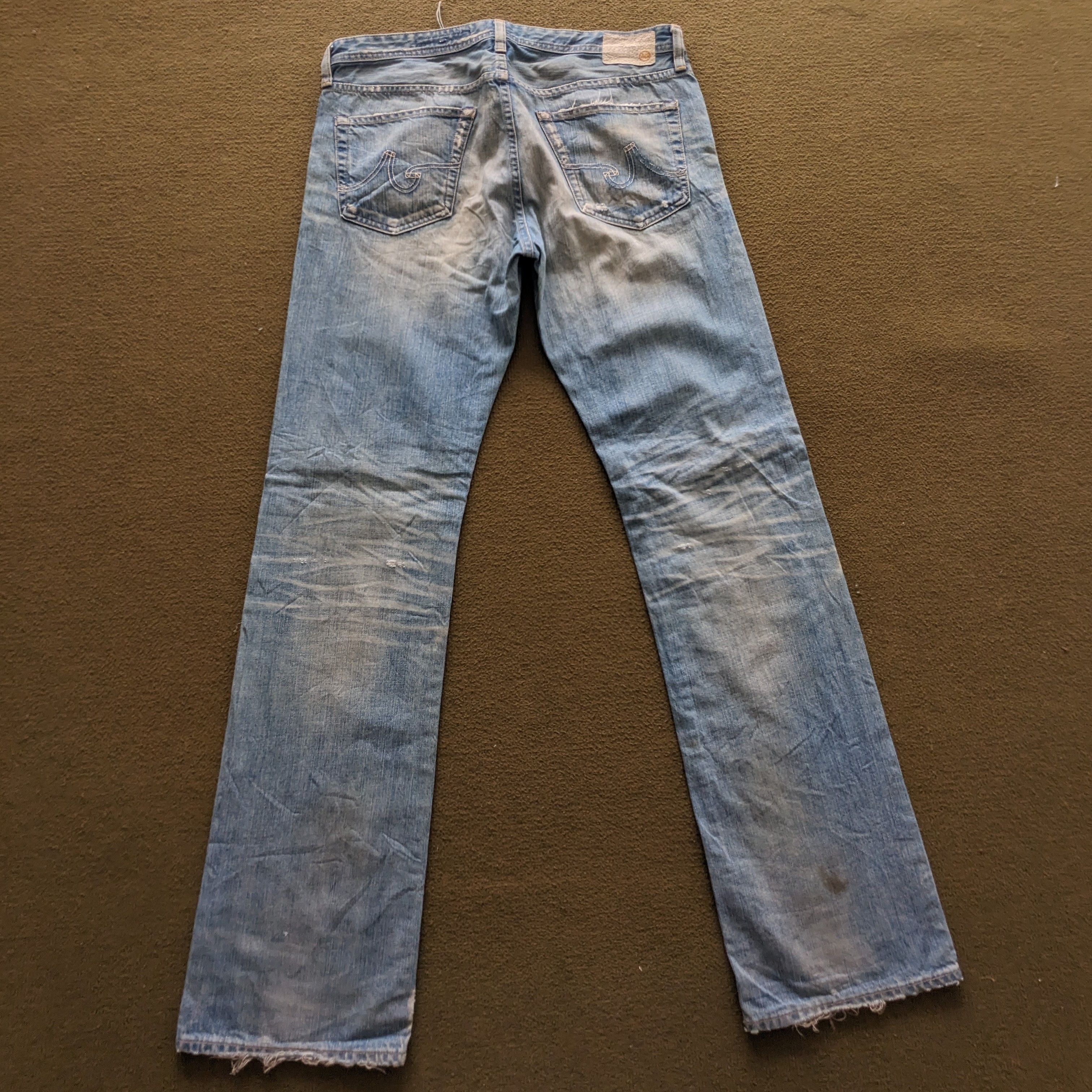 Vintage Vintage ADRIANO GOLDSCHMIED Italian Fashion Designer Jeans Size US 36 / EU 52 - 2 Thumbnail