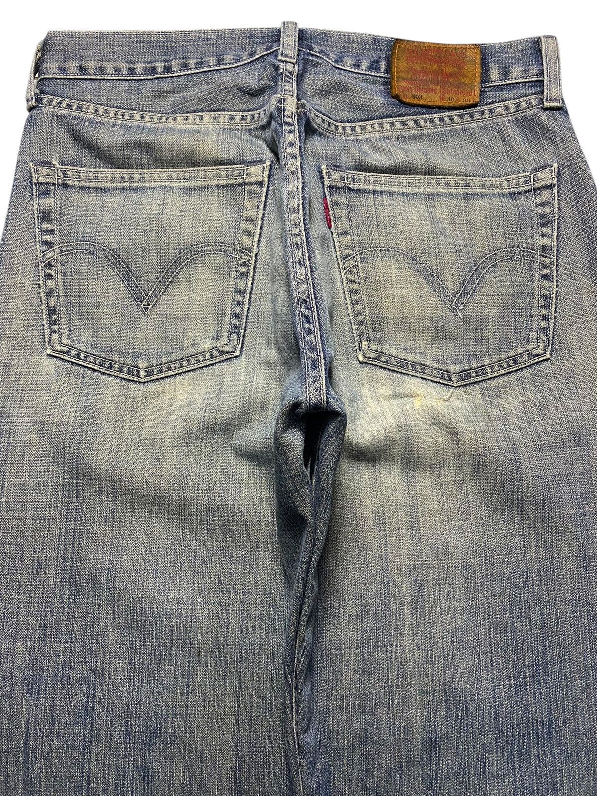Levi's Vintage Clothing Vintage Levis 503 90’s Grunge Distressed Baggy Jeans Size US 30 / EU 46 - 4 Thumbnail