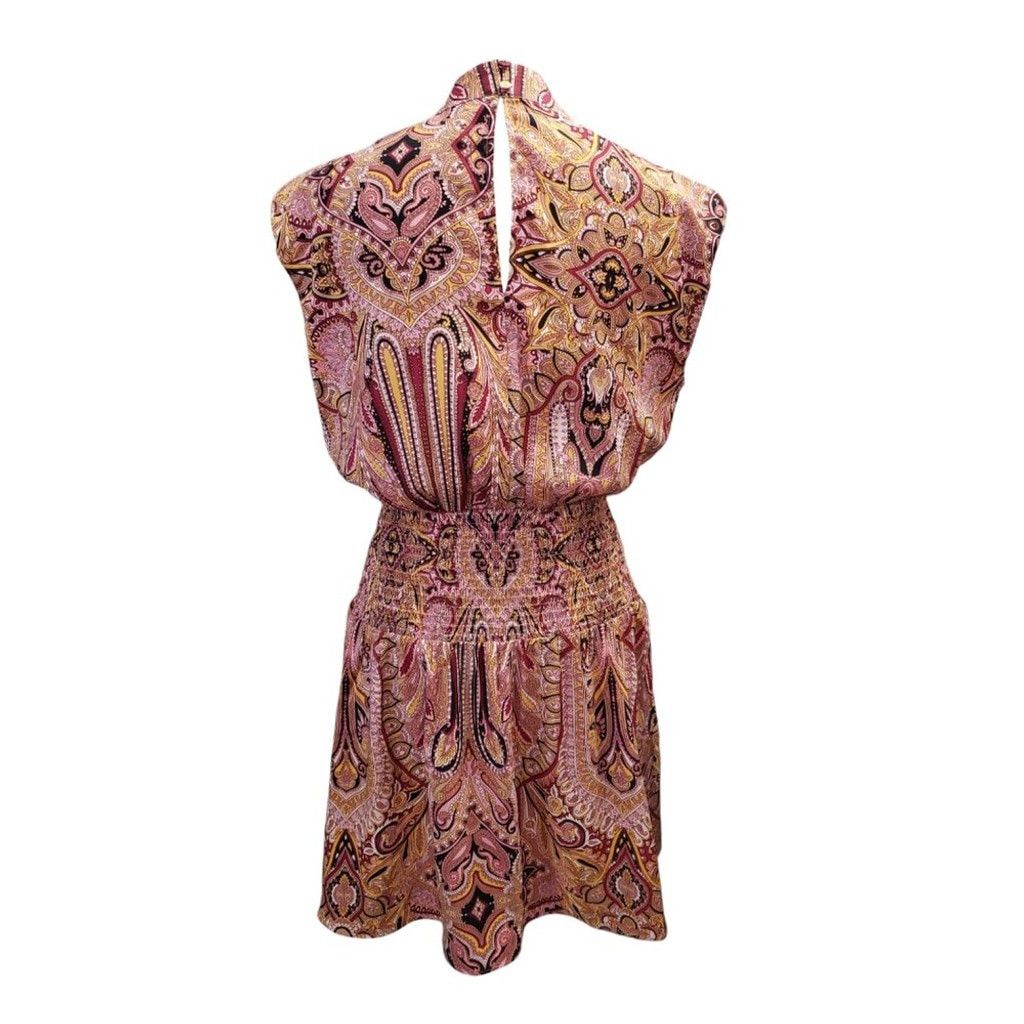 Express Express Womens Cap Sleeve Multicolor Paisley Dress Medium Size M / US 6-8 / IT 42-44 - 5 Thumbnail