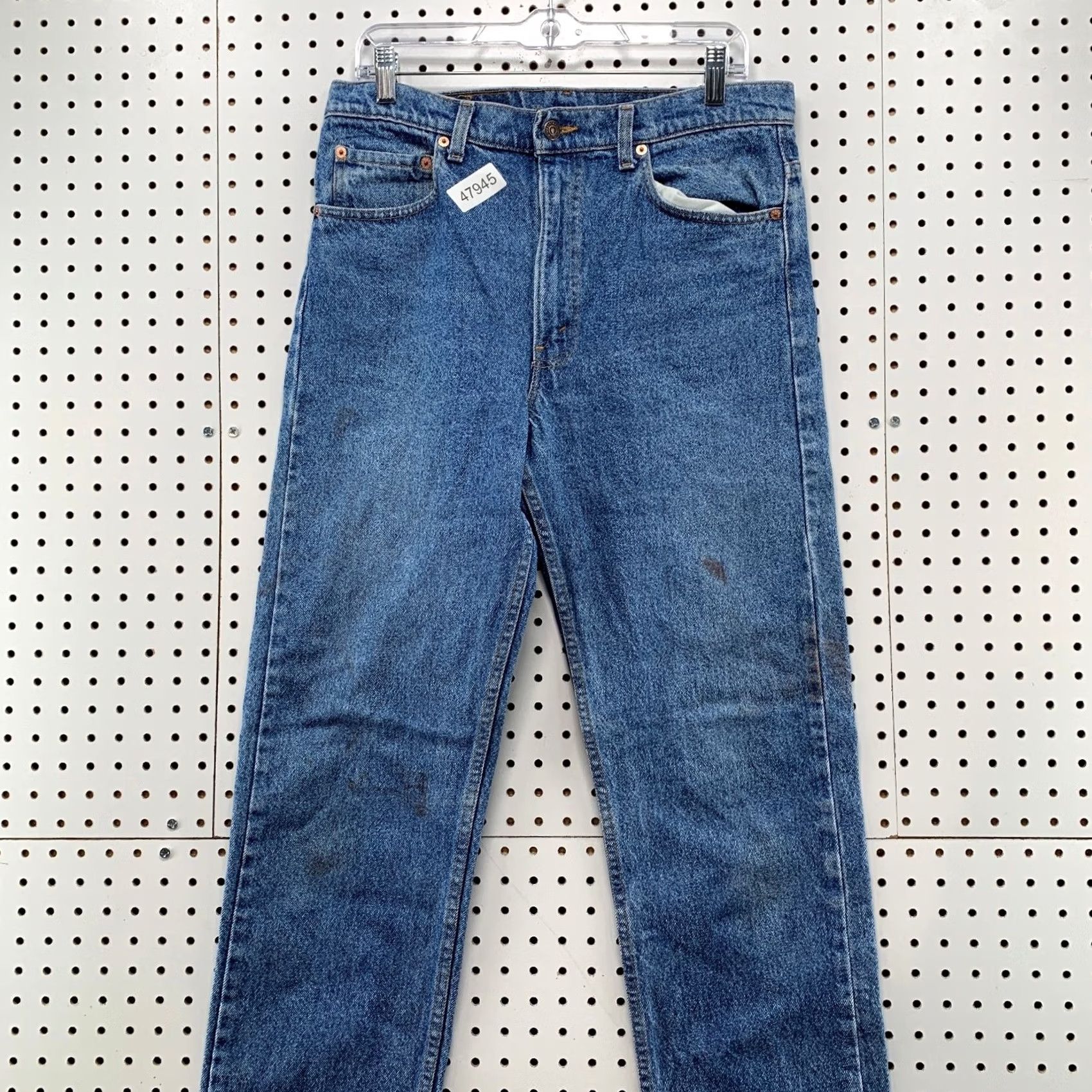 Levi's Levi's 505 Jeans Mens 34x32 Straight Light Wash USA Made 505 Levis Jeans Mens Size US 34 / EU 50 - 5 Thumbnail