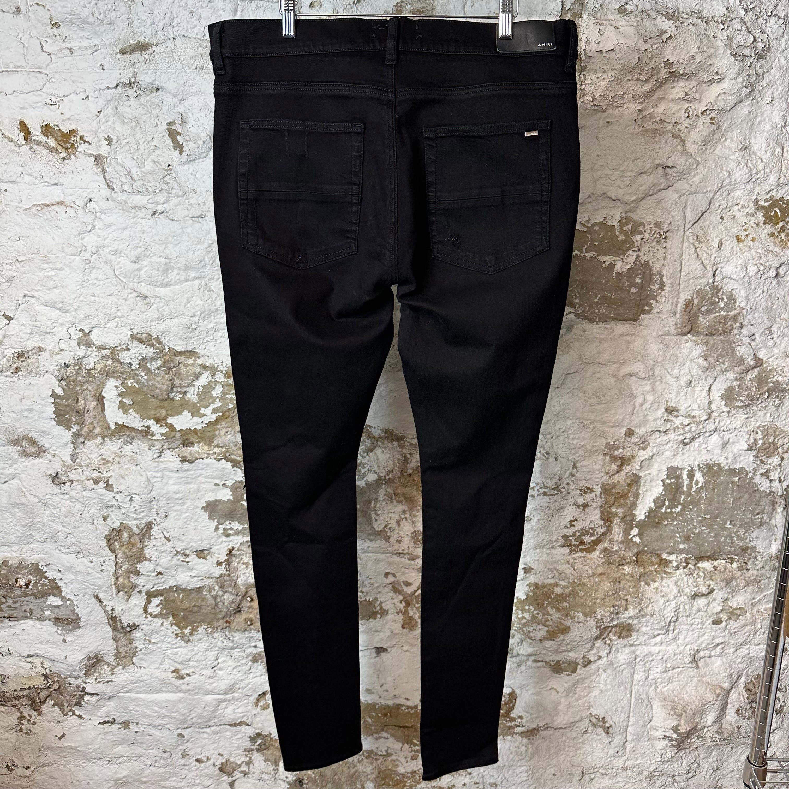 Amiri Amiri MX1 Green Paisley Black Denim Jeans Sz 38 Size US 38 / EU 54 - 2 Thumbnail