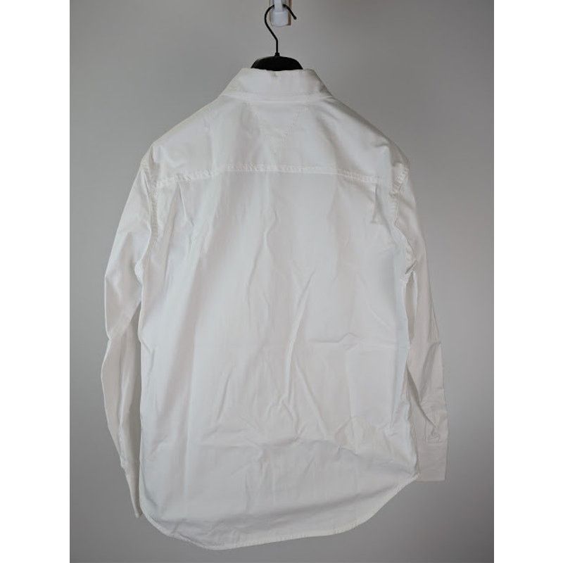 Bottega Veneta o1rshd1 Compact Cotton Canvas Shirt in White Size US S / EU 44-46 / 1 - 10 Thumbnail