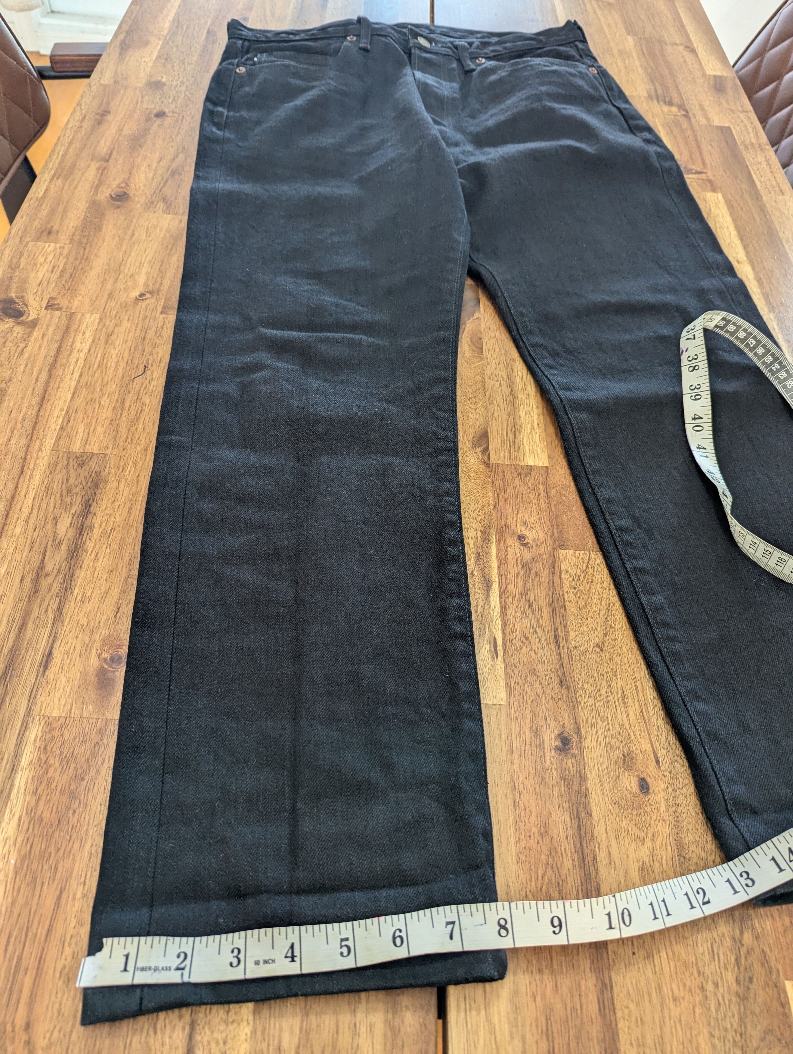 The Real McCoy's Black selvedge denim jeans 33 Size US 33 - 7 Thumbnail