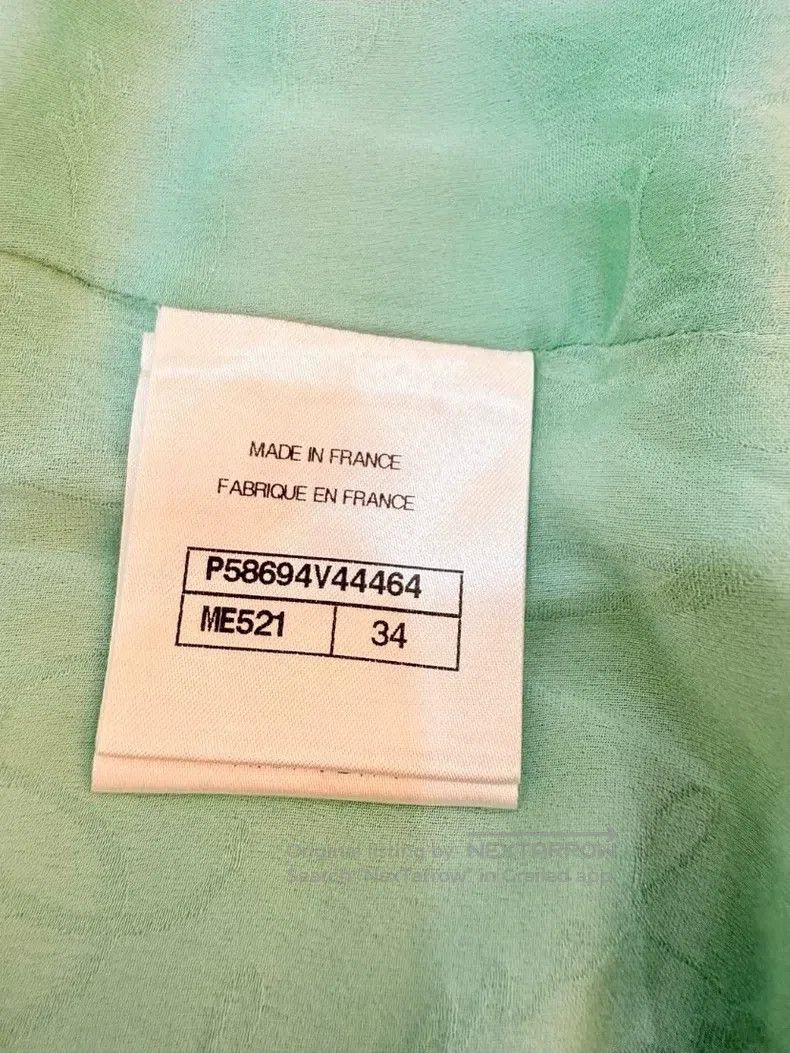 Chanel Chanel Waterfall series grass cakes with coats on both sid Size XXS / US 00 / IT 34 - 7 Thumbnail