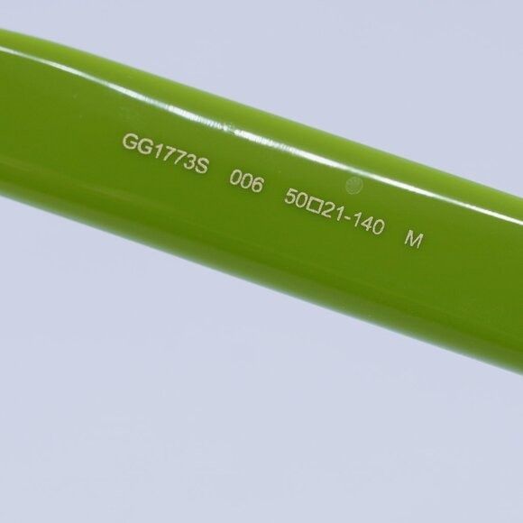 Gucci 🕶️ New Gucci GG1773S 006 Acid Green Sunglasses Size ONE SIZE - 7 Thumbnail