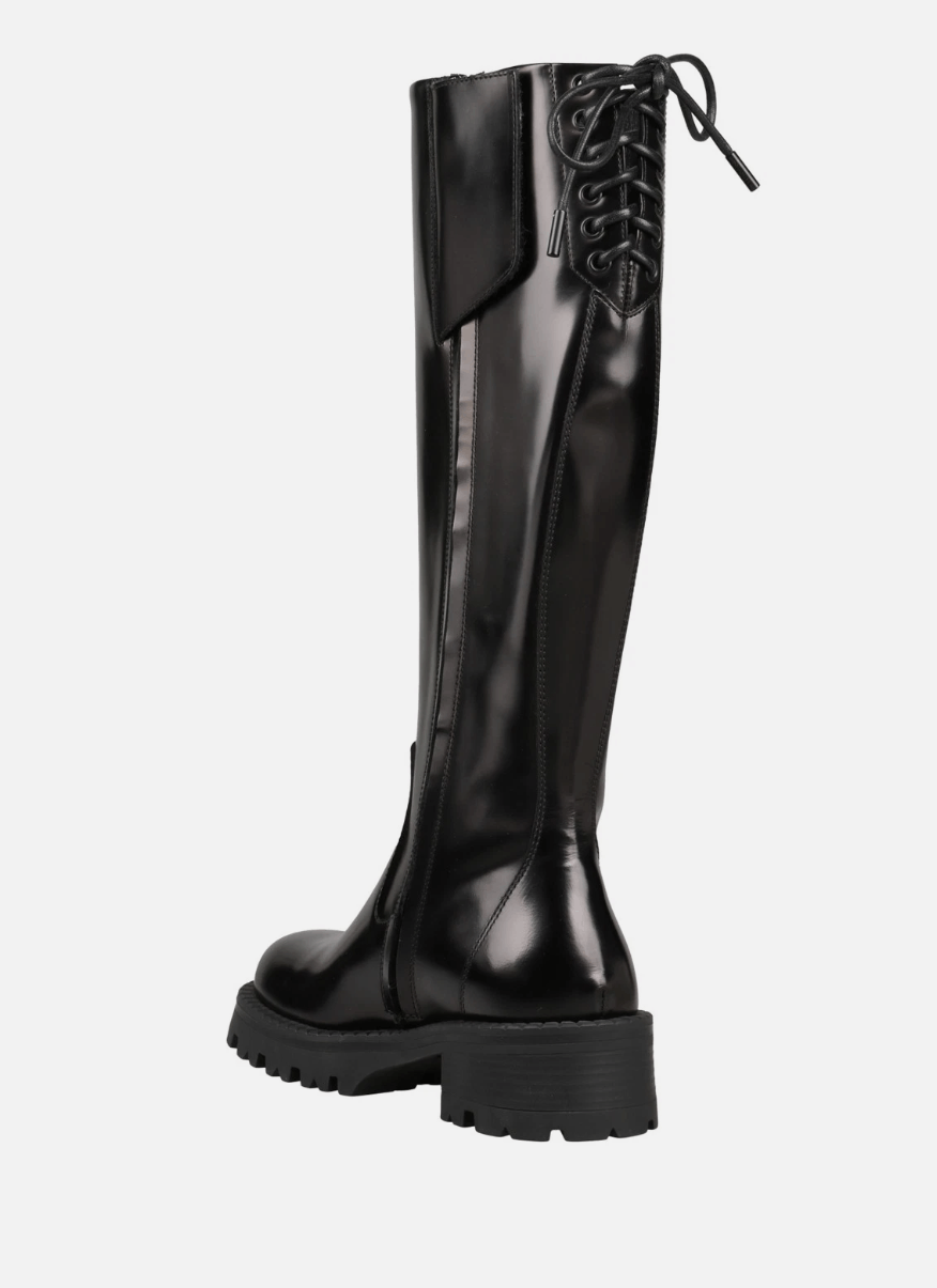Versace VERSACE Madusa High Leather Boots Size US 11 / IT 41 - 2 Thumbnail