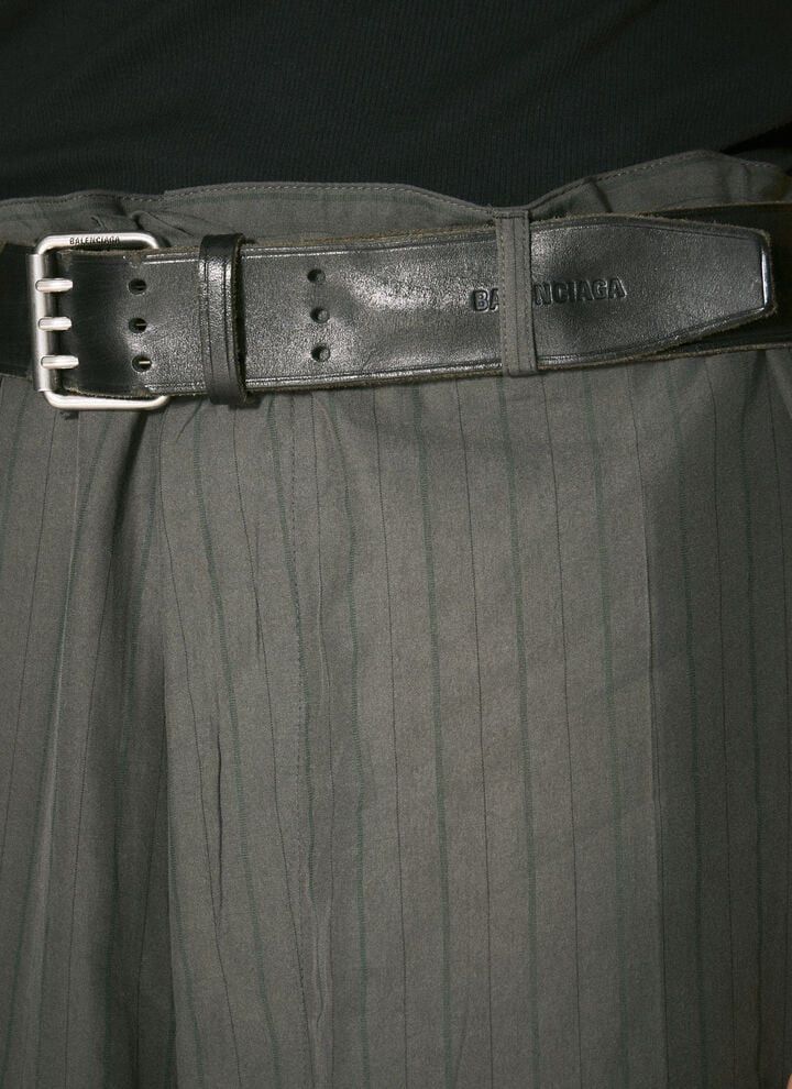 Balenciaga o1bcso1str0226 Size: 90 / 3 Prong Belt In Black Size 36 - 4 Thumbnail