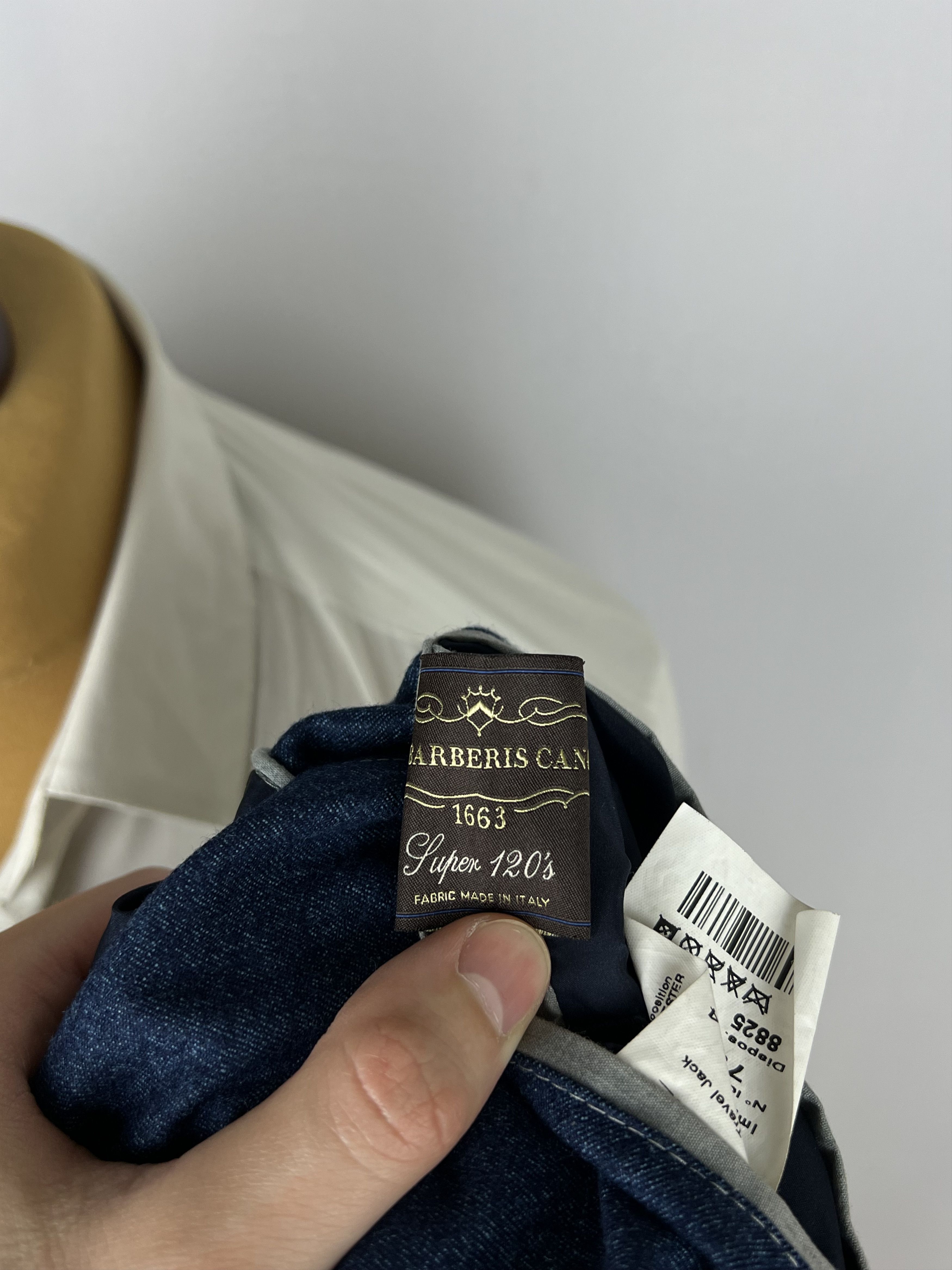Tombolini x Vitale Barberis Pure Wool Insulated Blazer-Type Jacket Size US L / EU 52-54 / 3 - 19 Thumbnail