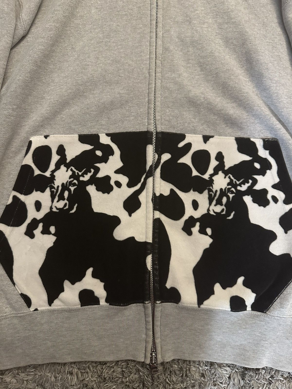 Bape × Nigo Holstein Cow Full Zip Hoodie Size US M / EU 48-50 / 2 - 7 Thumbnail