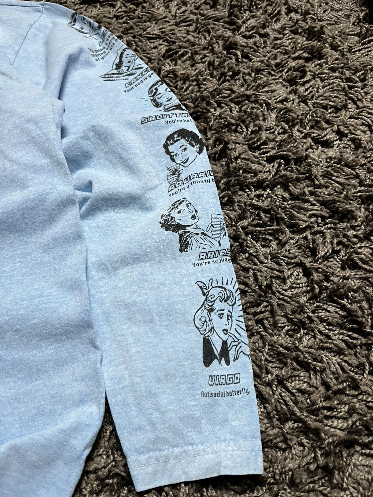 Girl Skateboards New Girl Order Retro Space Astrology Graphic Longsleeve Blue Size US M / EU 48-50 / 2 - 4 Thumbnail