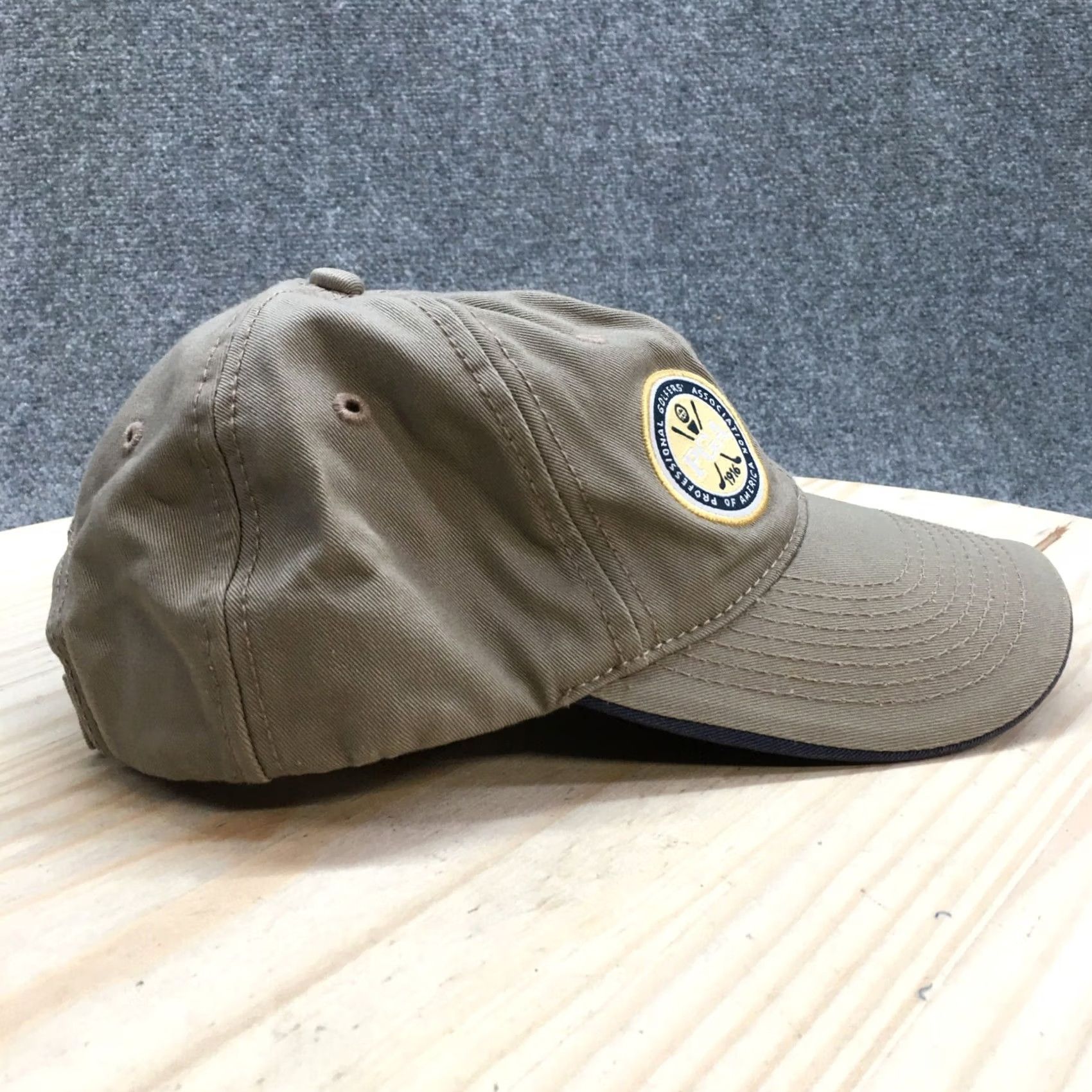Vintage PGA Minnesota Section Baseball Cap Hat Mens OS Beige Adjustable Embroidered Size ONE SIZE - 5 Thumbnail