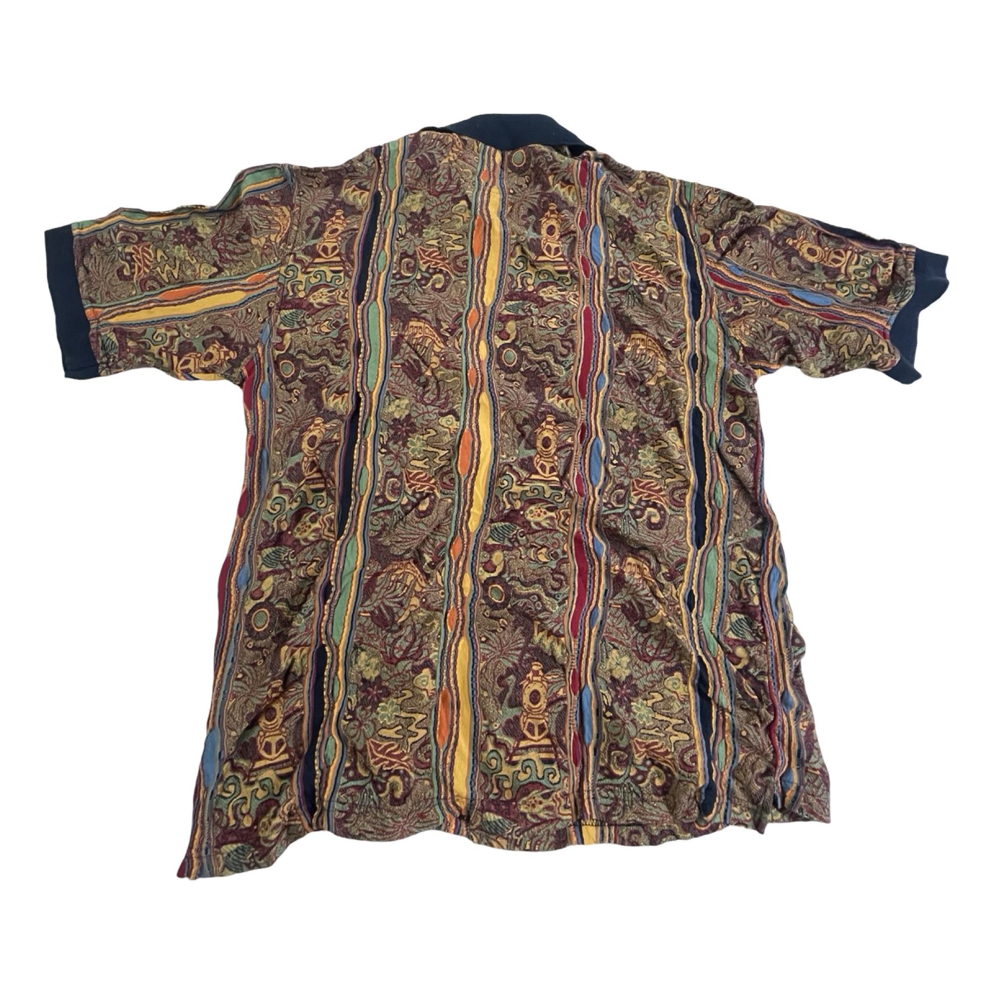 Coogi × Vintage Vintage Coogi Australia Wild Print Polo Mens Large Size US L / EU 52-54 / 3 - 5 Thumbnail
