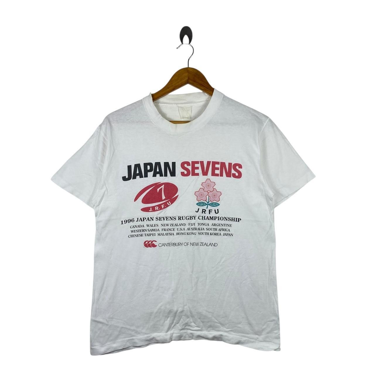 Canterbury of New Zealand Vintage 1996 CANTERBURY JAPAN RUGBY Seven Tee Shirt Top Size US S / EU 44-46 / 1 - 1 Thumbnail