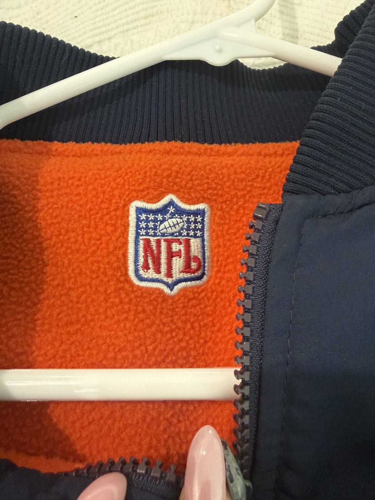 Nike 90s Denver Broncos bomber/windbreaker jacket Size US XL / EU 56 / 4 - 4 Thumbnail