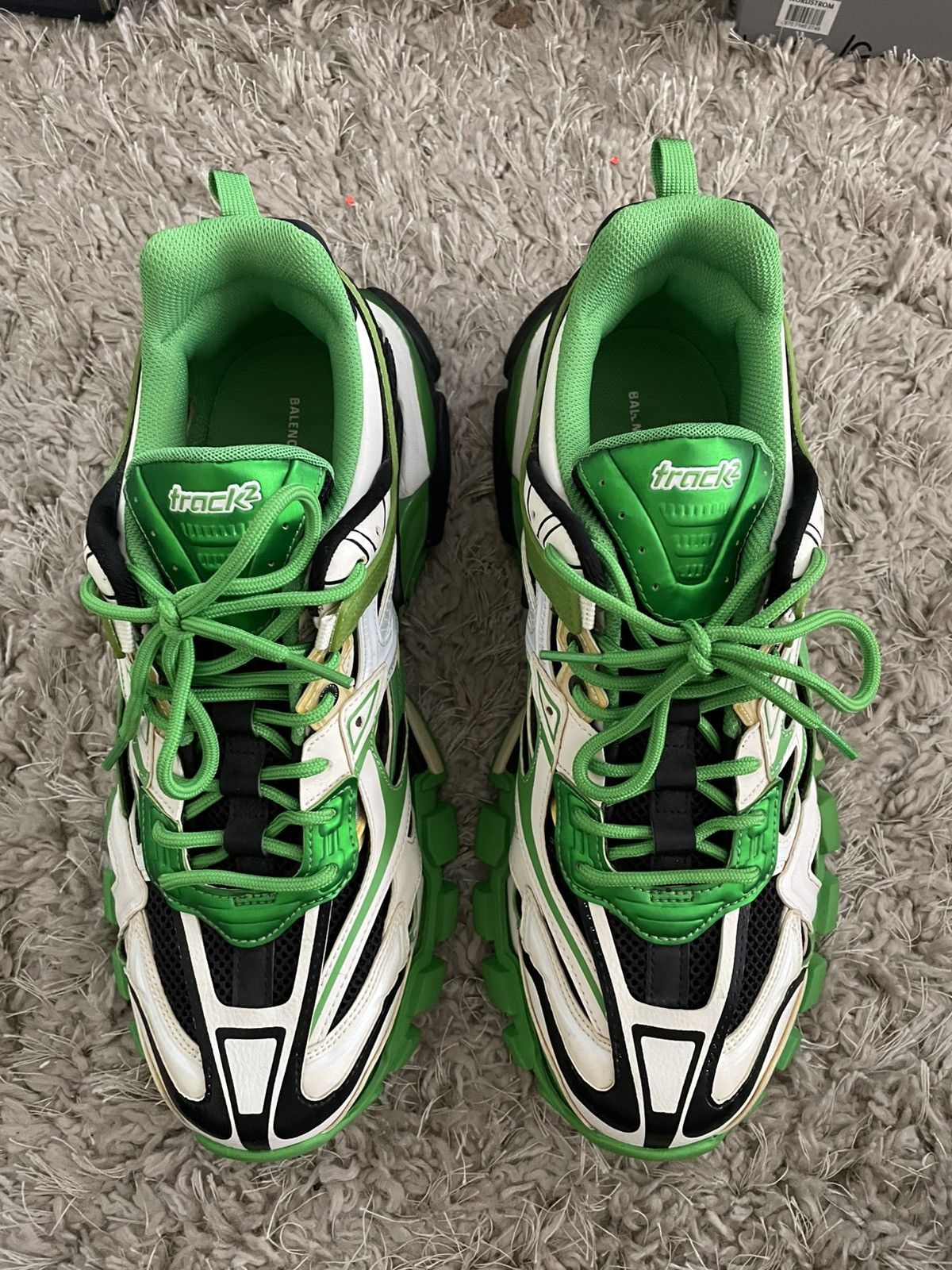 Balenciaga Balenciaga Track 2 Green/White/Black Size US 13 / EU 46 - 5 Thumbnail