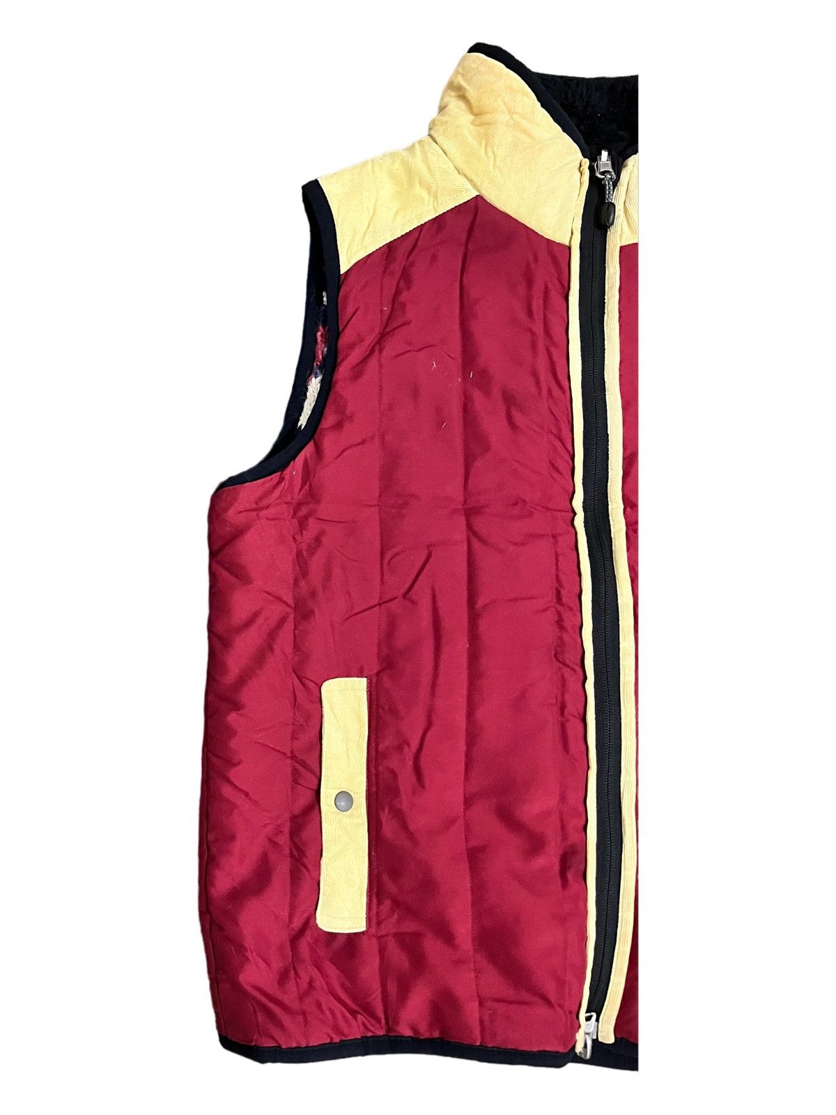 Japanese Brand Vintage Kriff Mayer Sportwear Hybrid Fleece Vest Size US L / EU 52-54 / 3 - 2 Thumbnail