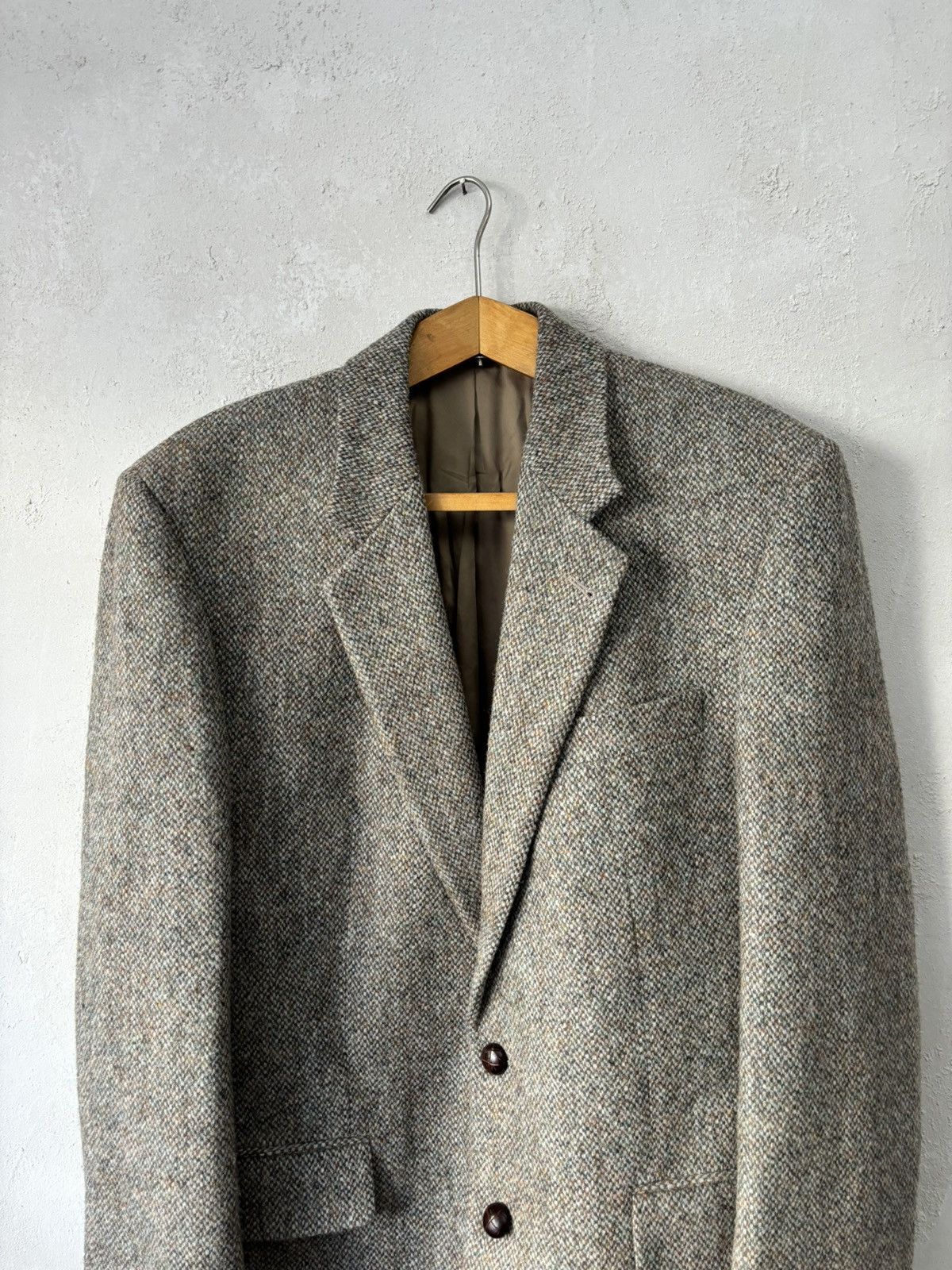 Harris Tweed Vintage 80s Harris Tweed Blazer Size 42R - 2 Thumbnail