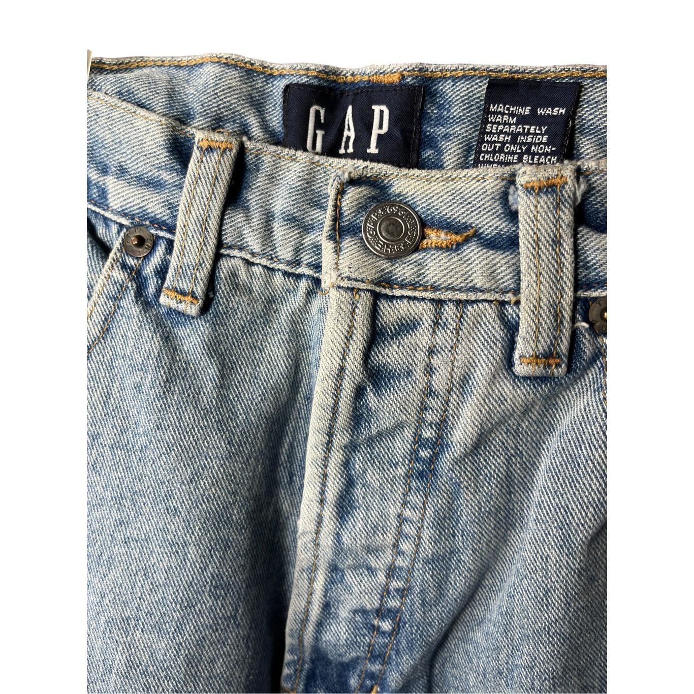 Gap Vintage Gap Button Fly High Rise Mom Jeans Size 11/12 Size 34" / US 12 / IT 48 - 4 Thumbnail