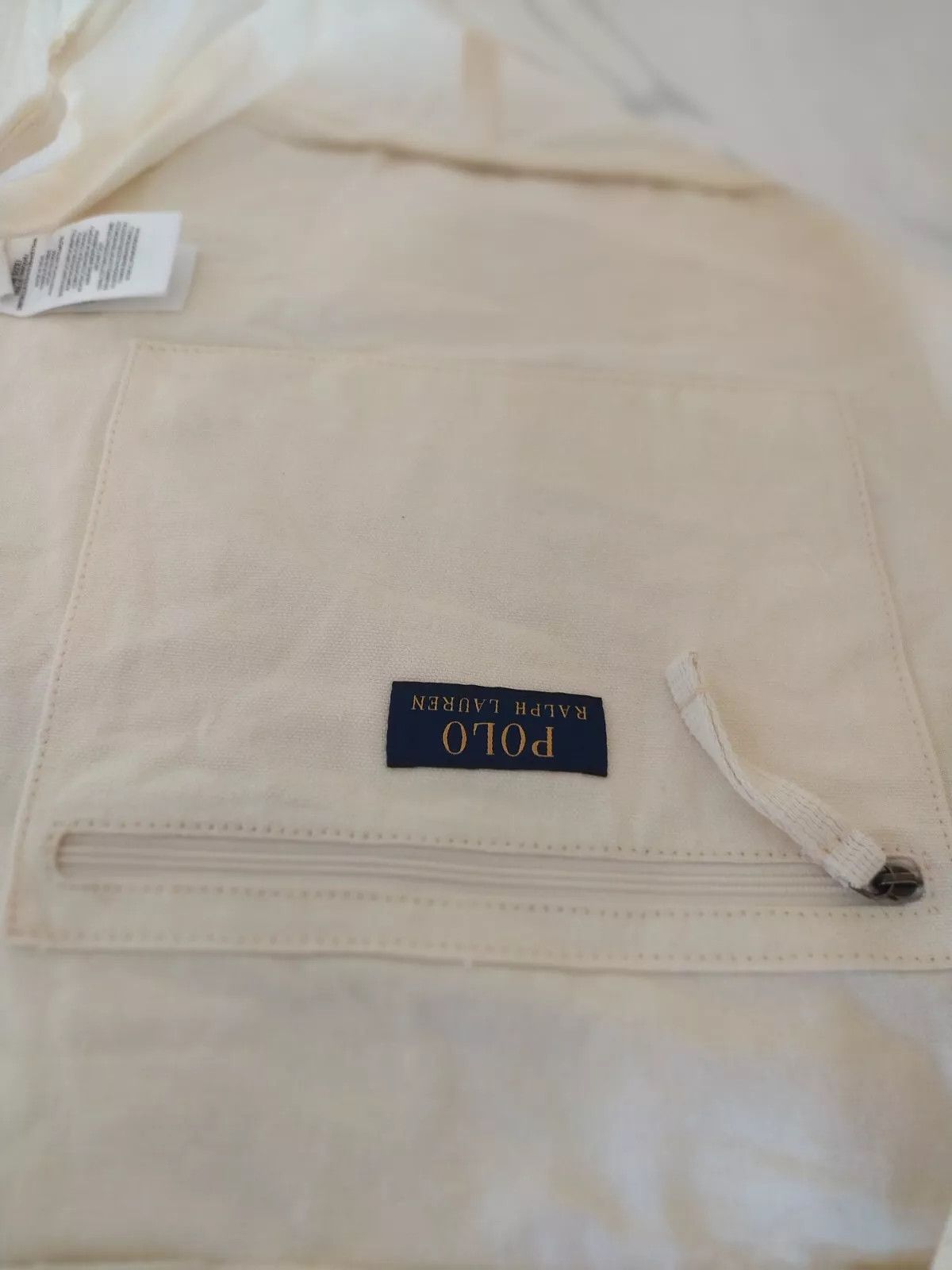 Polo Ralph Lauren PoloRalphLauren Love Print Canvas Shopper Tote Bag IFD 8030 Size ONE SIZE - 12 Thumbnail