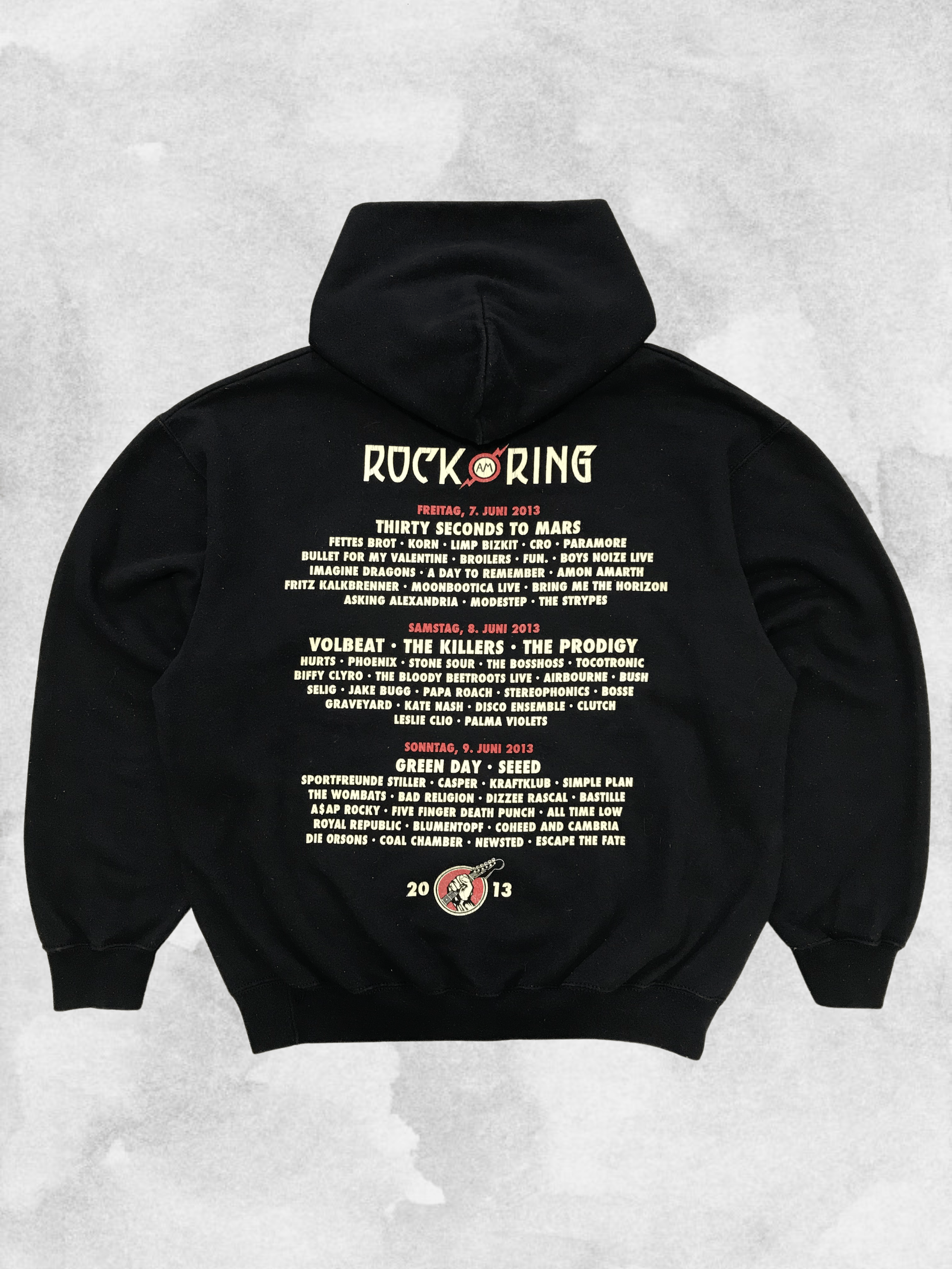 Band Tees ROCK AM RING 2013 Vintage Hoodie Hooded Tour Metal Rock Band Size US L / EU 52-54 / 3 - 2 Thumbnail