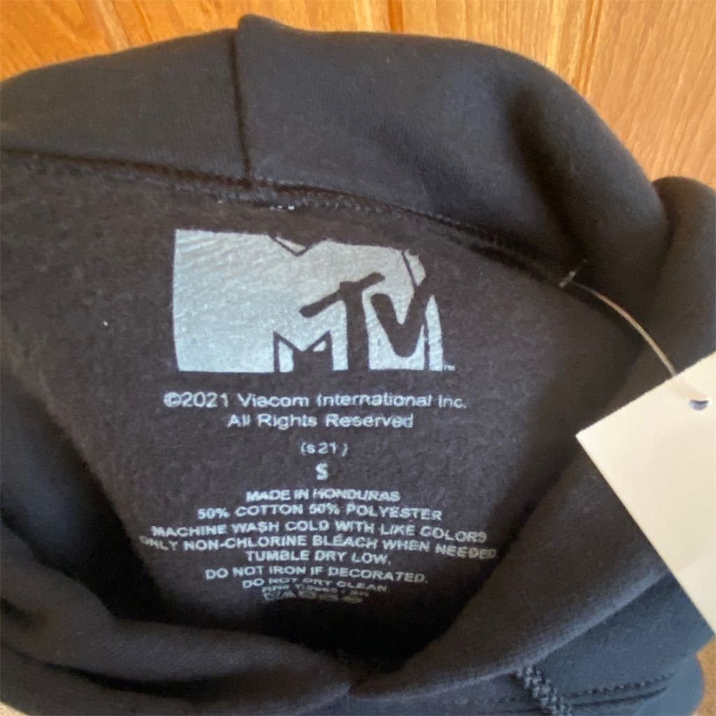 Mtv Men's MTV Classic Logo Checkered Hoodie Black/Green Size S Size US S / EU 44-46 / 1 - 5 Thumbnail