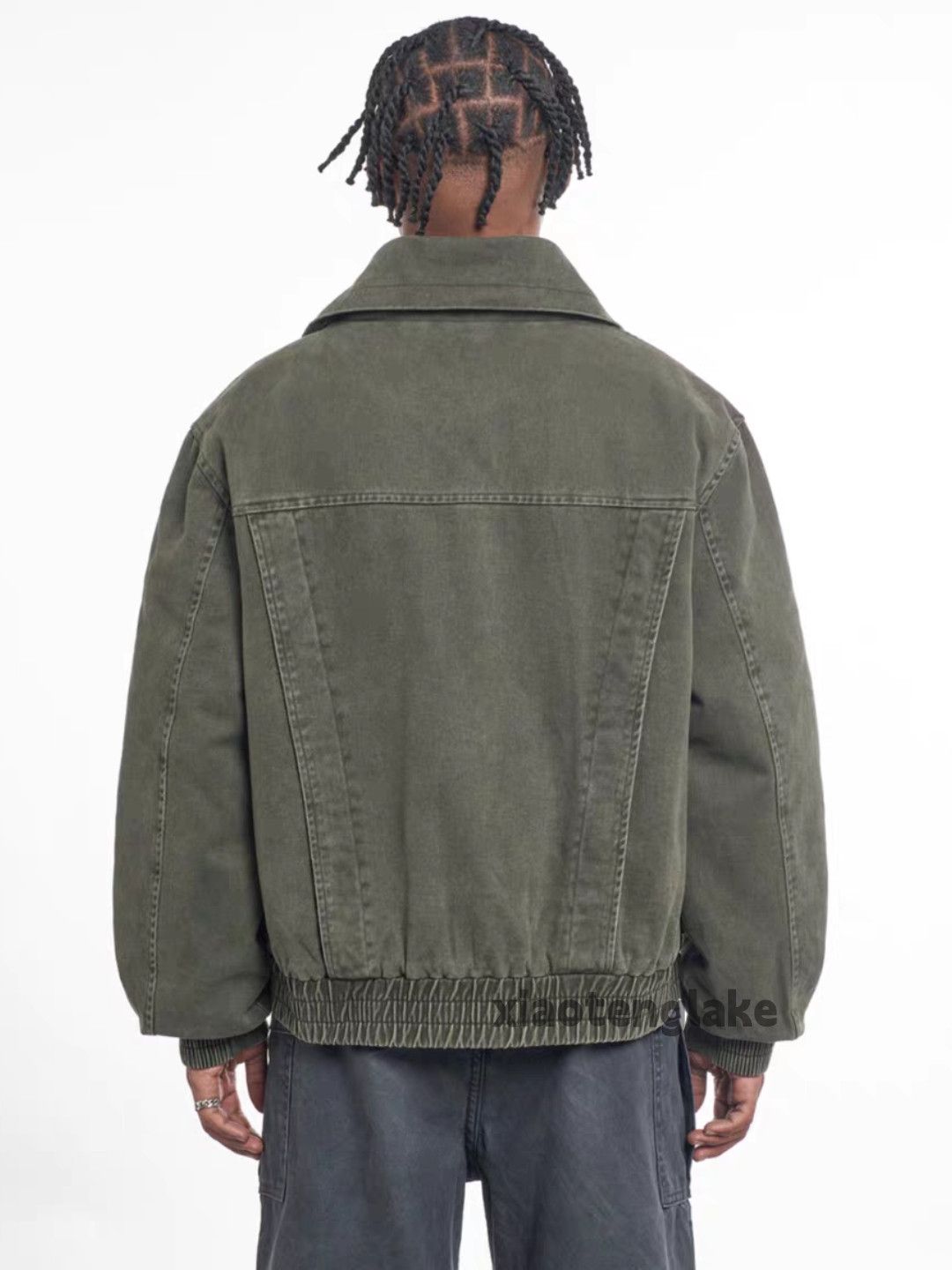 Vintage Washed faded cleanfit yuppie y2k military tactical jacket Size US XL / EU 56 / 4 - 3 Thumbnail