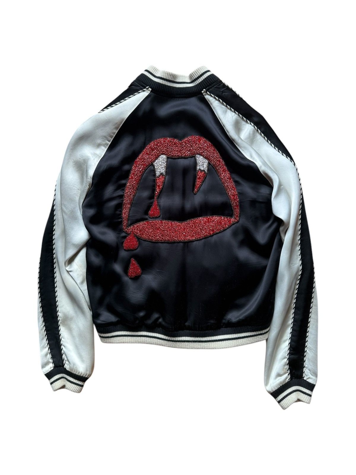 Pre-owned Hedi Slimane X Saint Laurent Paris S/s14 Bloodluster Satin Jacket