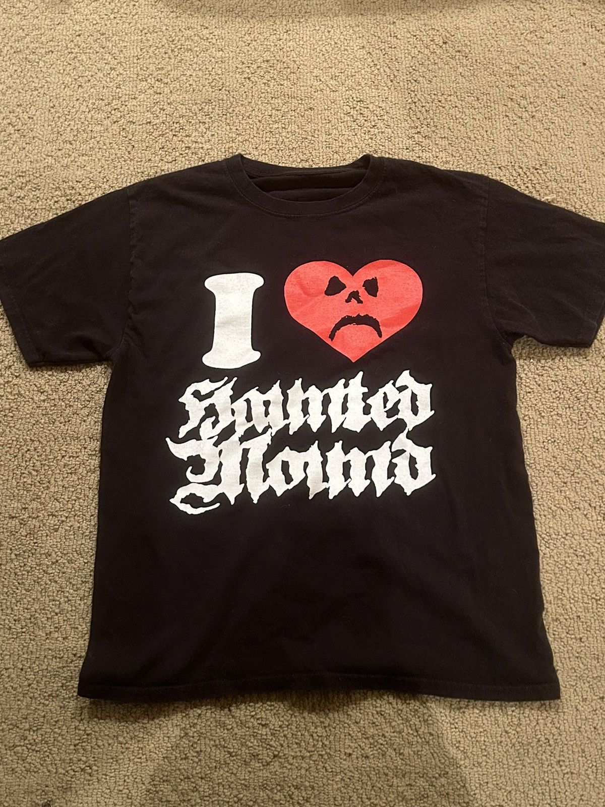 image of Sematary Original 2021 I Heart Haunted Mound Tee in Black, Men's (Size Medium)