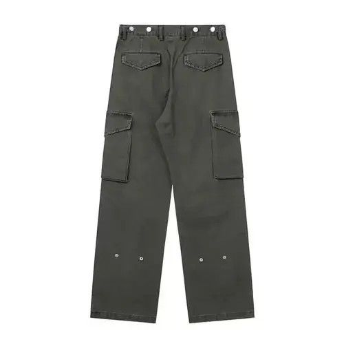 Jean fade distressed function pleated cargo pants Size US 32 / EU 48 - 3 Thumbnail