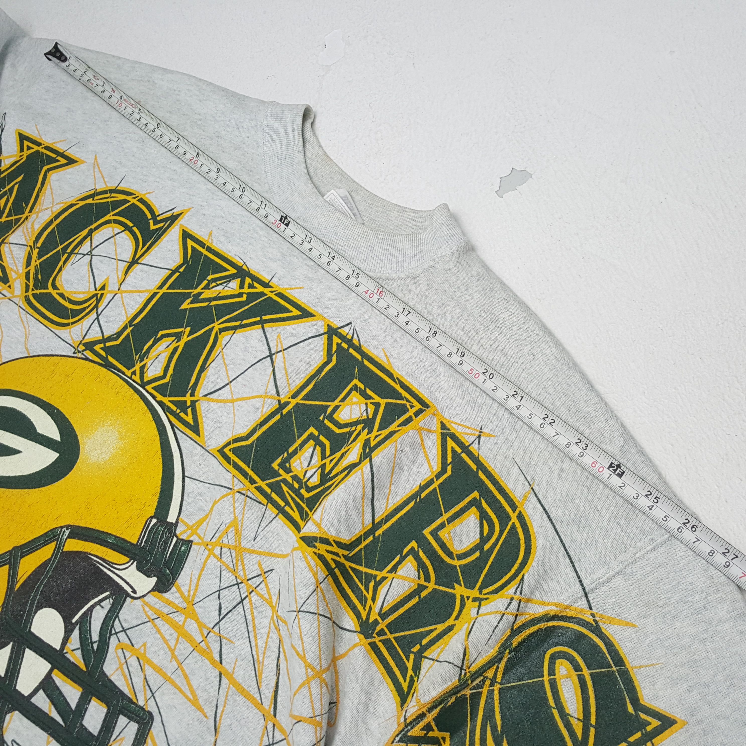 Fruit Of The Loom × NFL × Vintage GREENBAY PACKERS NFL Football Team Vintage Sweatshirt Size US XL / EU 56 / 4 - 4 Thumbnail