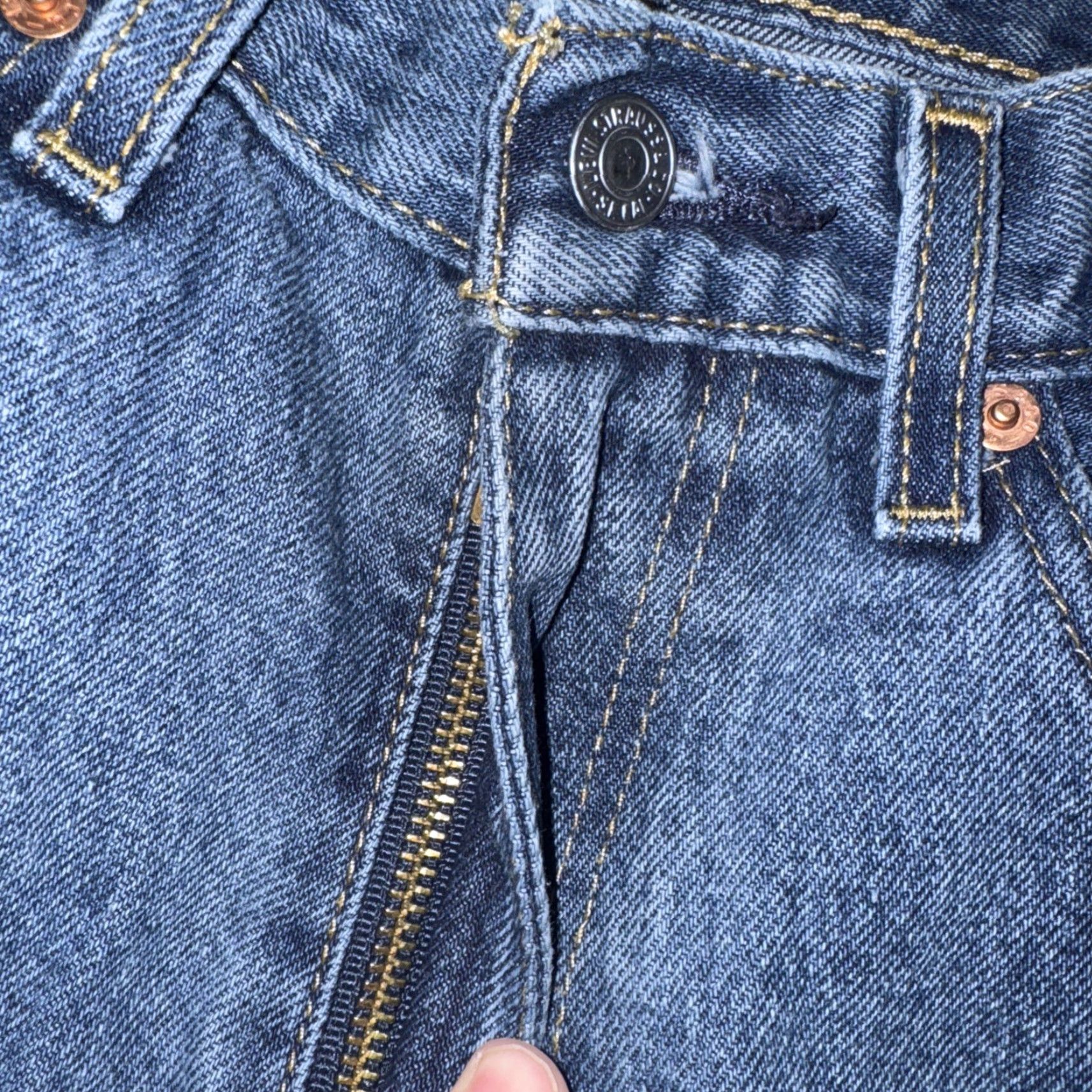 Levi's Levi’s 505 Jeans Men 34x24 Denim Blue Straight Regular Color Blue 34 Inseam 24 Size US 34 / EU 50 - 5 Thumbnail