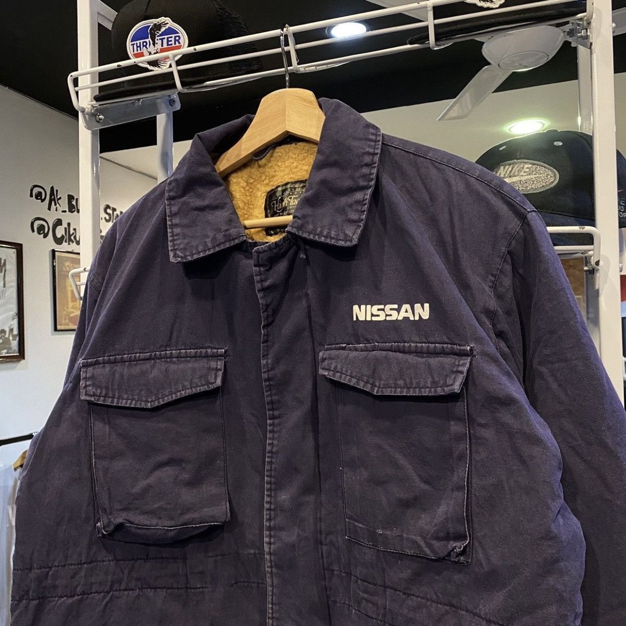 Other VINTAGE NISSAN HIGH TACHIBANA Multi Pocket Workwear Jackets Size US L / EU 52-54 / 3 - 4 Thumbnail
