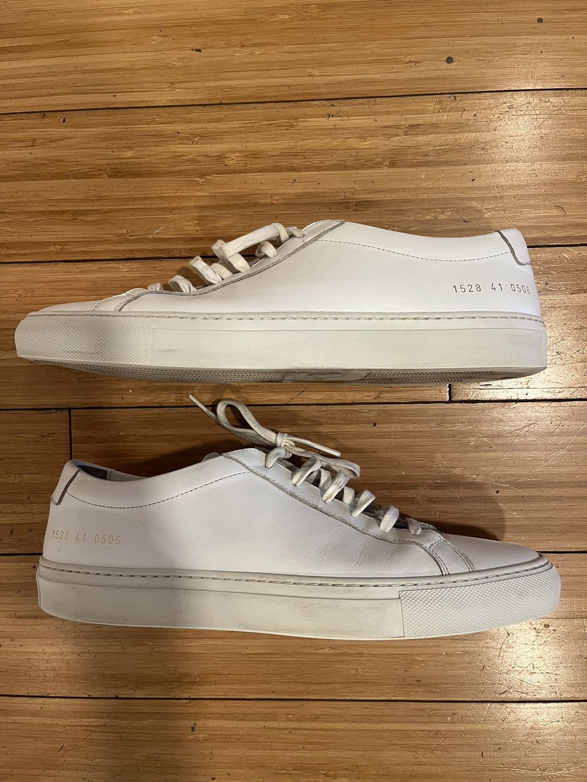 COMMON PROJECTS 白41 レザー スニーカー Common Projects Decades レザースニーカー | ホワイト