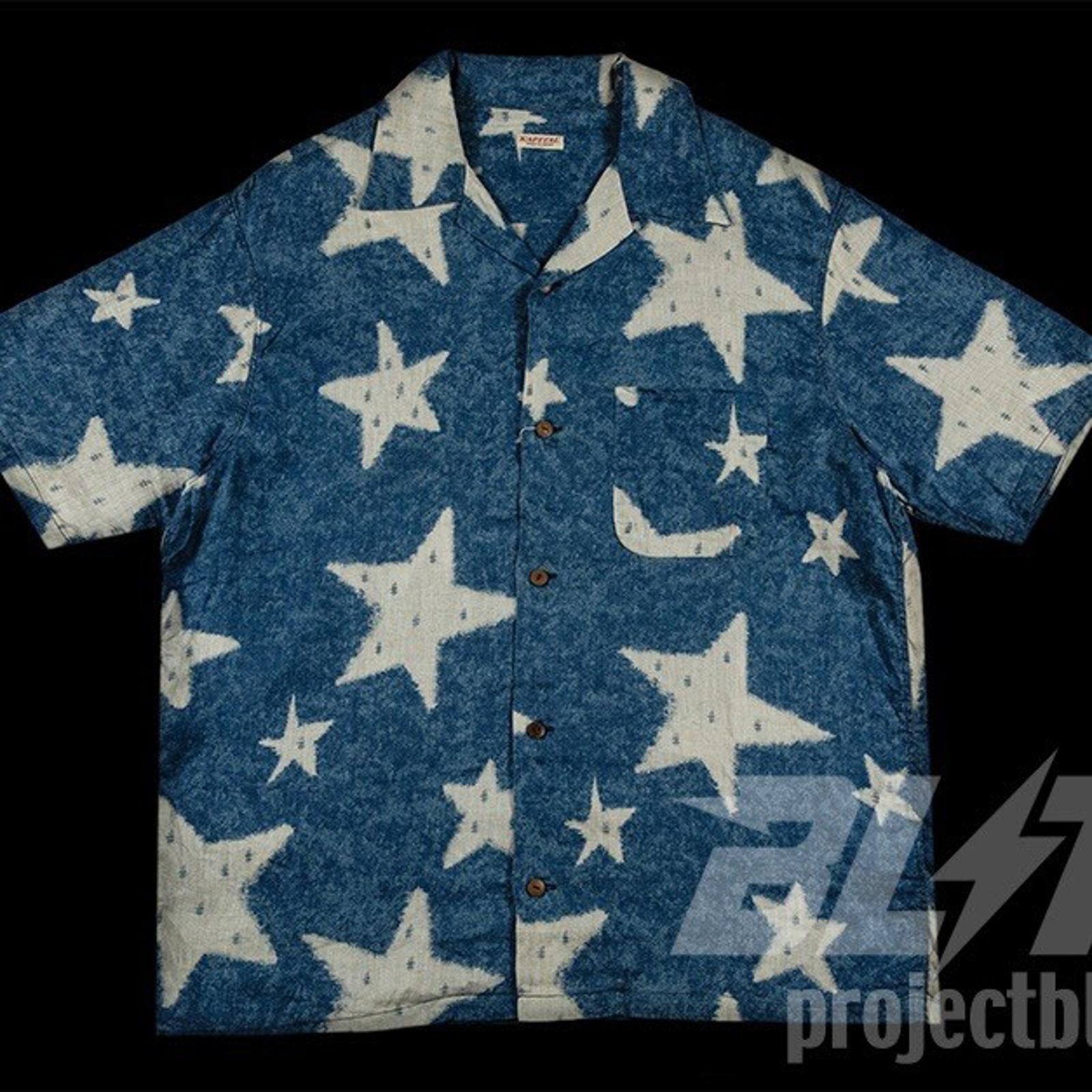 Kapital Kapital Voile Gauze Star Pattern Discharge Aloha Shirt 4 Size US XL / EU 56 / 4 - 1 Thumbnail