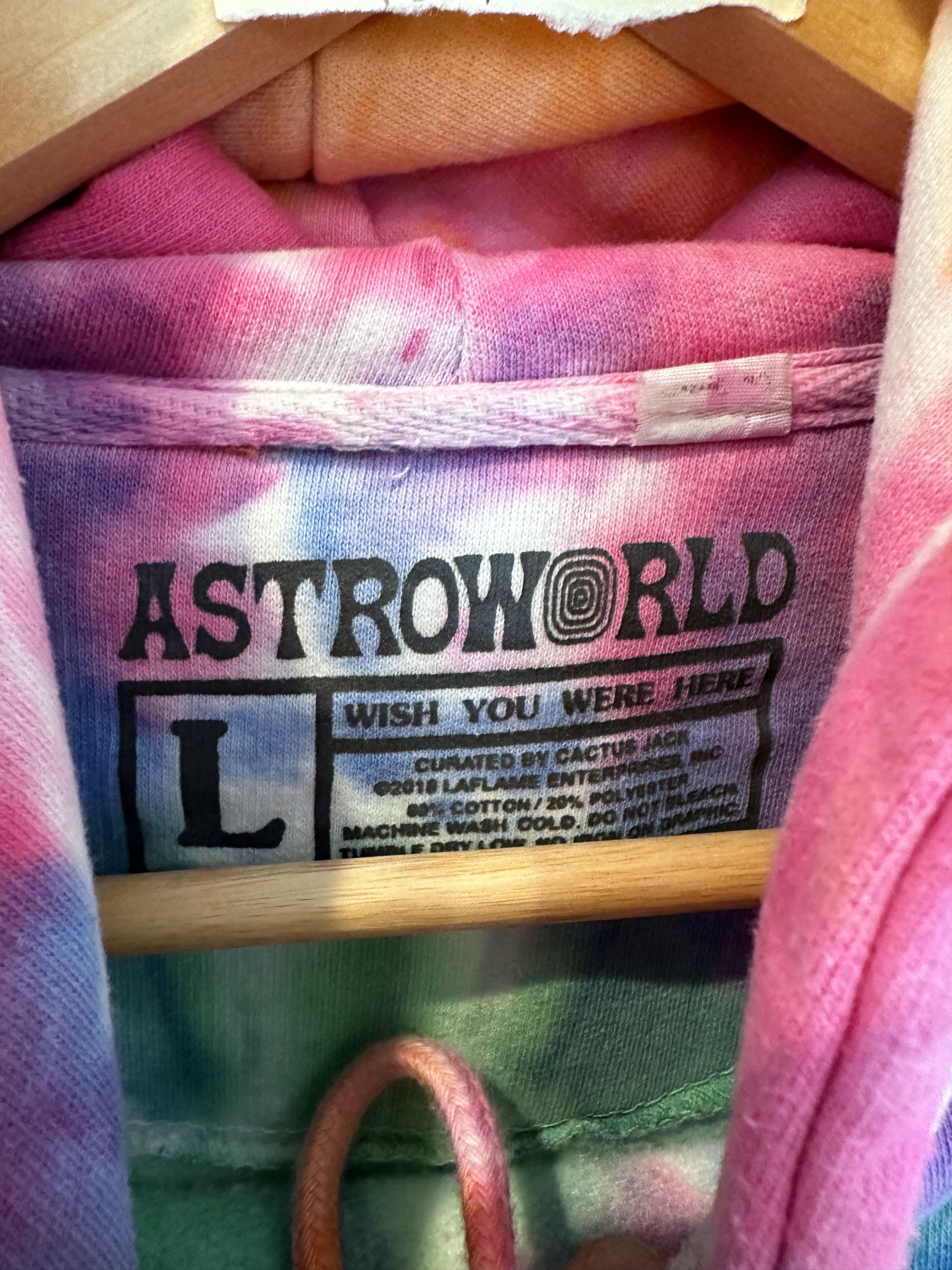 Travis Scott Astroworld Travis Scott Tour Hoodie Tie Dye Size US L / EU 52-54 / 3 - 3 Thumbnail