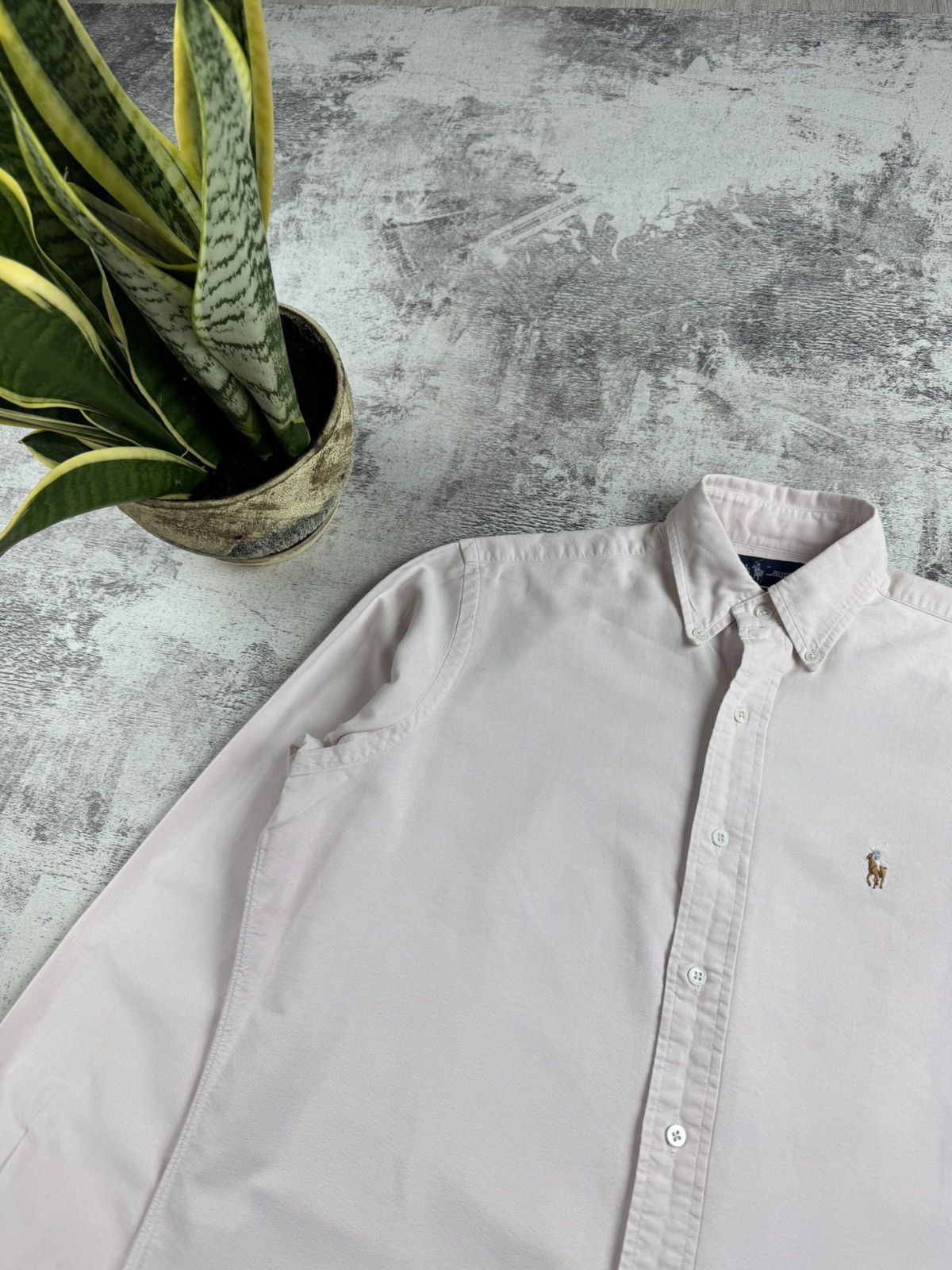 Polo Ralph Lauren Polo Ralph Lauren 15-34 Pink Button Cotton M Fit Men’s Collar LongSleeve Shirt Size US M / EU 48-50 / 2 - 5 Thumbnail